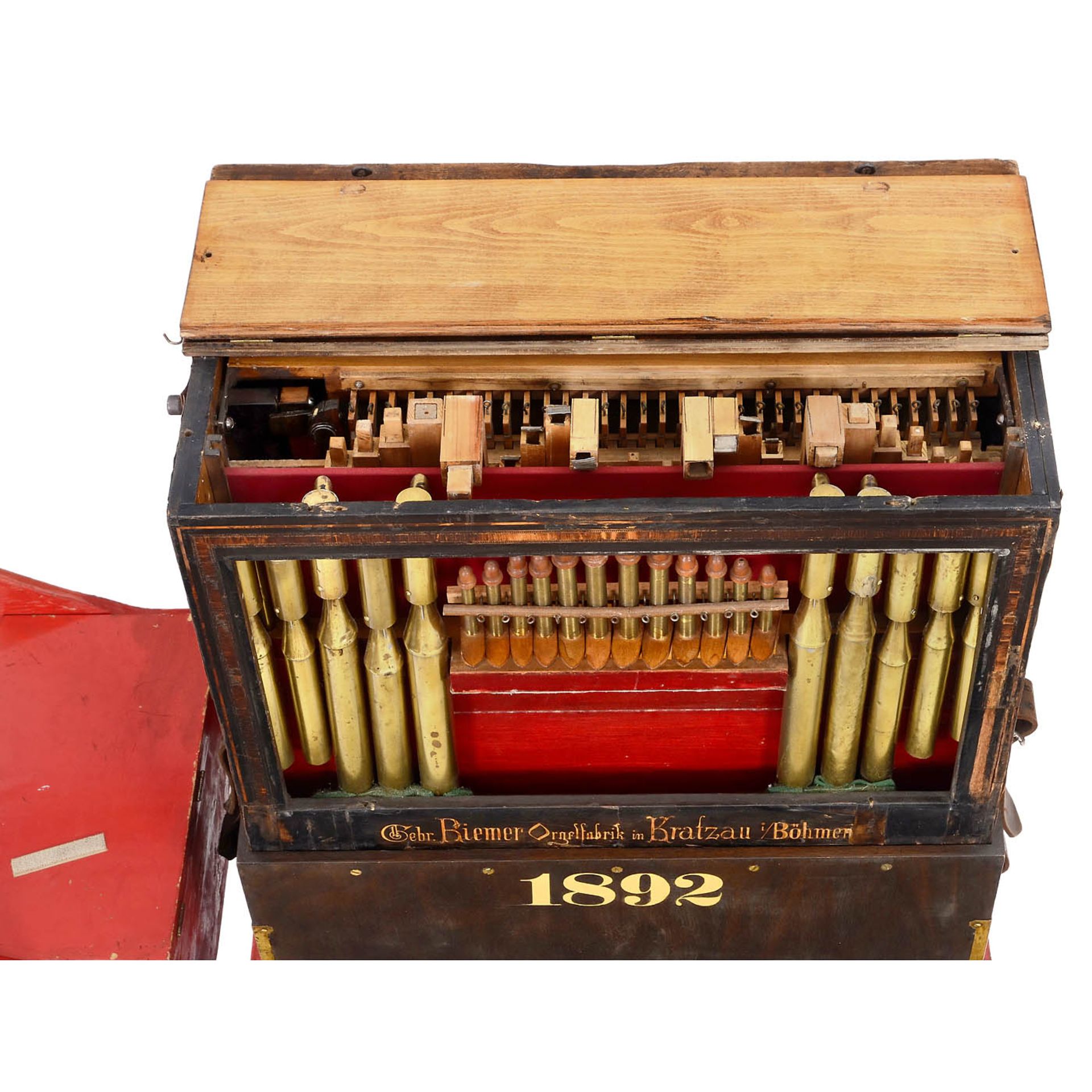 Clariton Barrel Organ by Gebr&#252;der Riemer, 1892 - Image 3 of 4