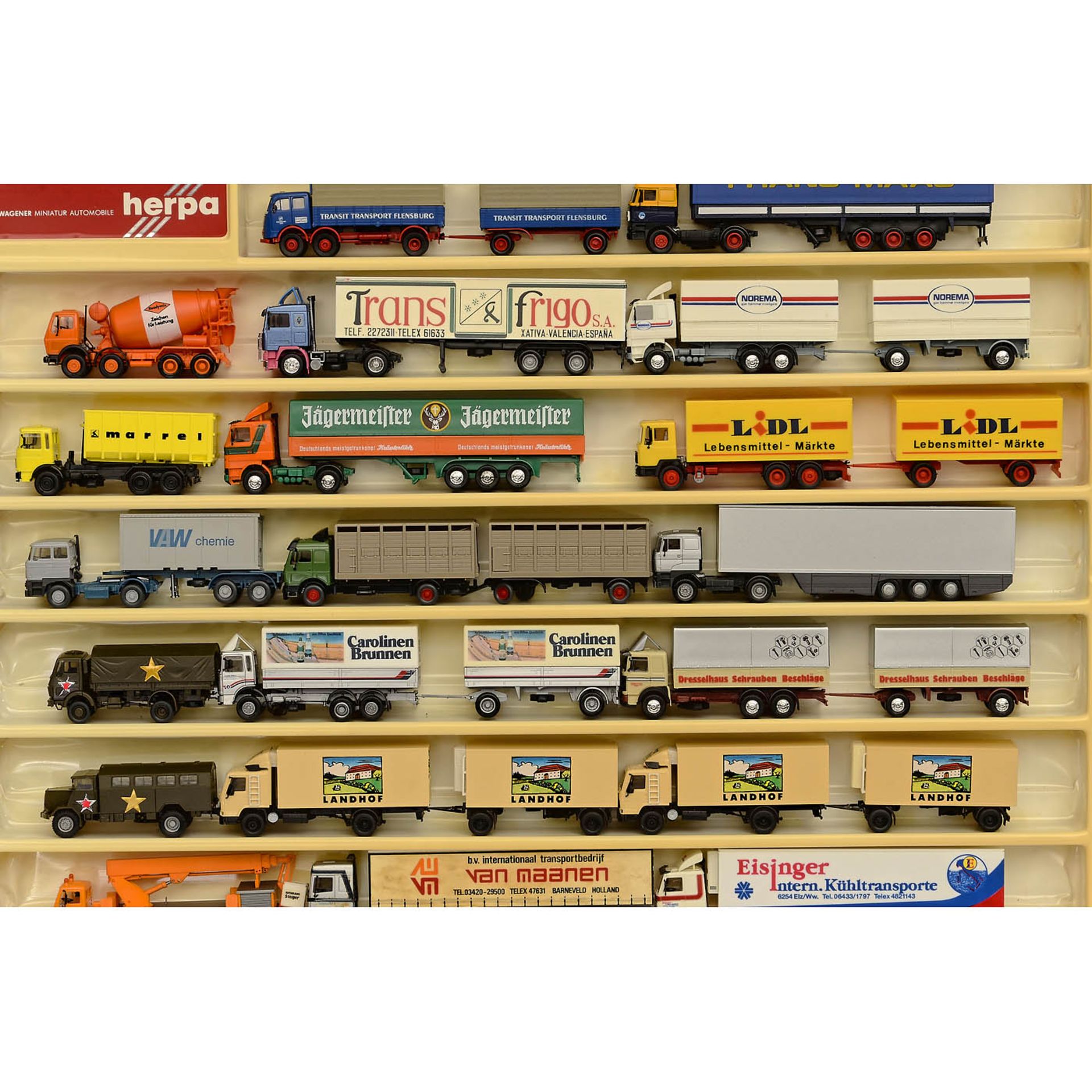Large Collection of 1:87 Scale Model Trucks - Bild 6 aus 10