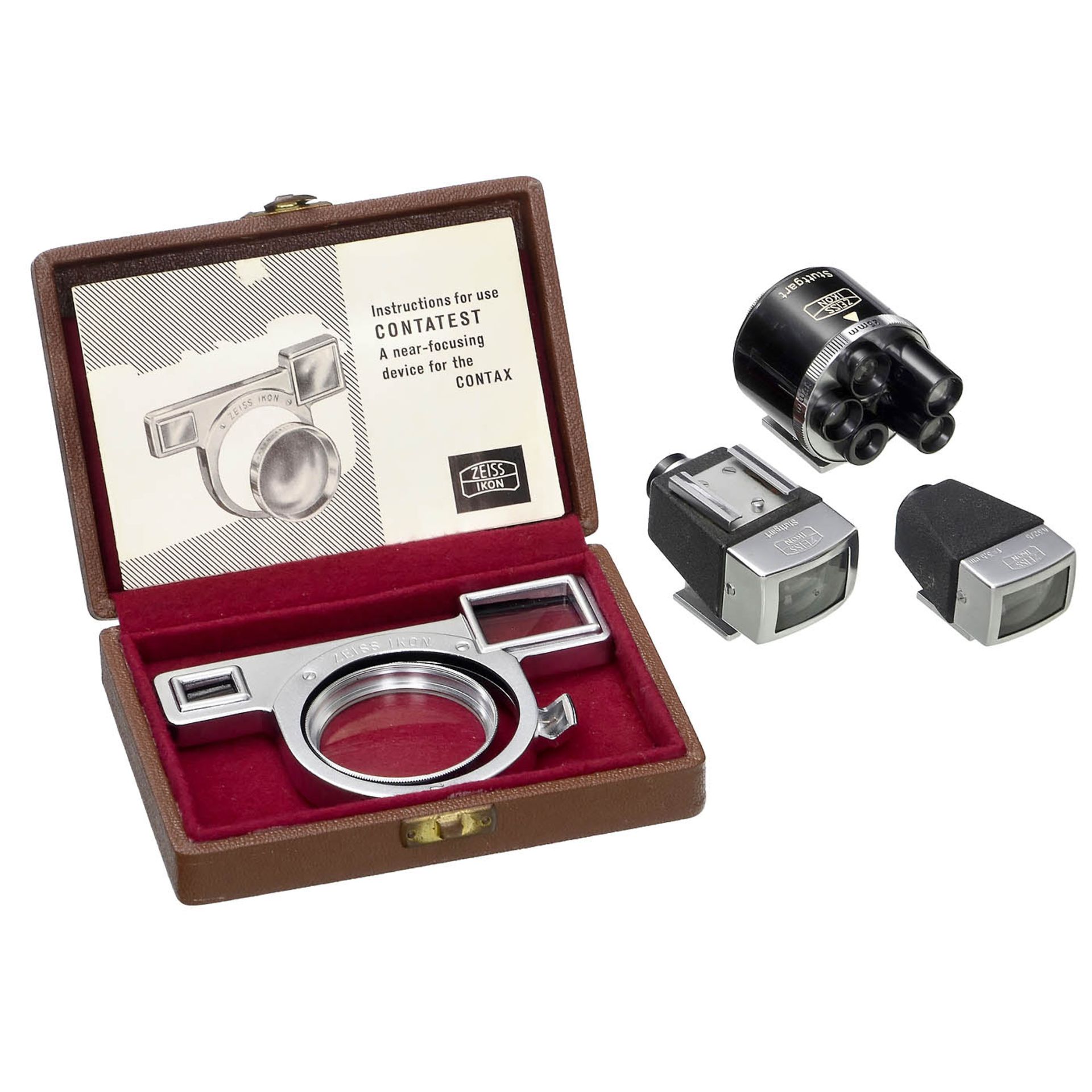 Contax III Outfit with 7 Lenses and 2 Viewfinders, c. 1948-60 - Bild 4 aus 4