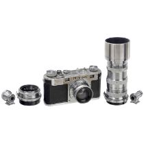 Nikon M "Synchro" Camera and 3 Lenses