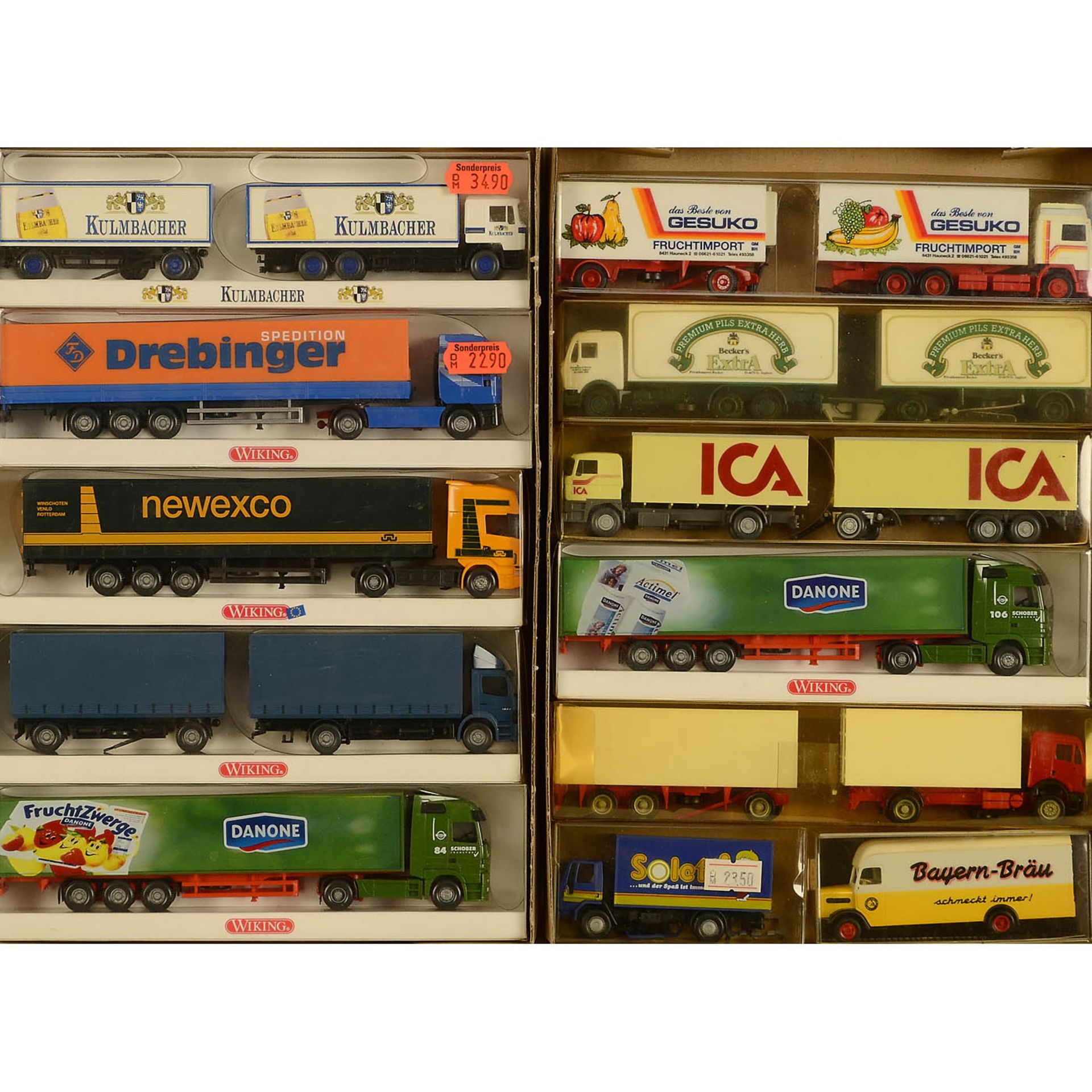 Large Collection of 1:87 Scale Model Trucks - Bild 6 aus 9