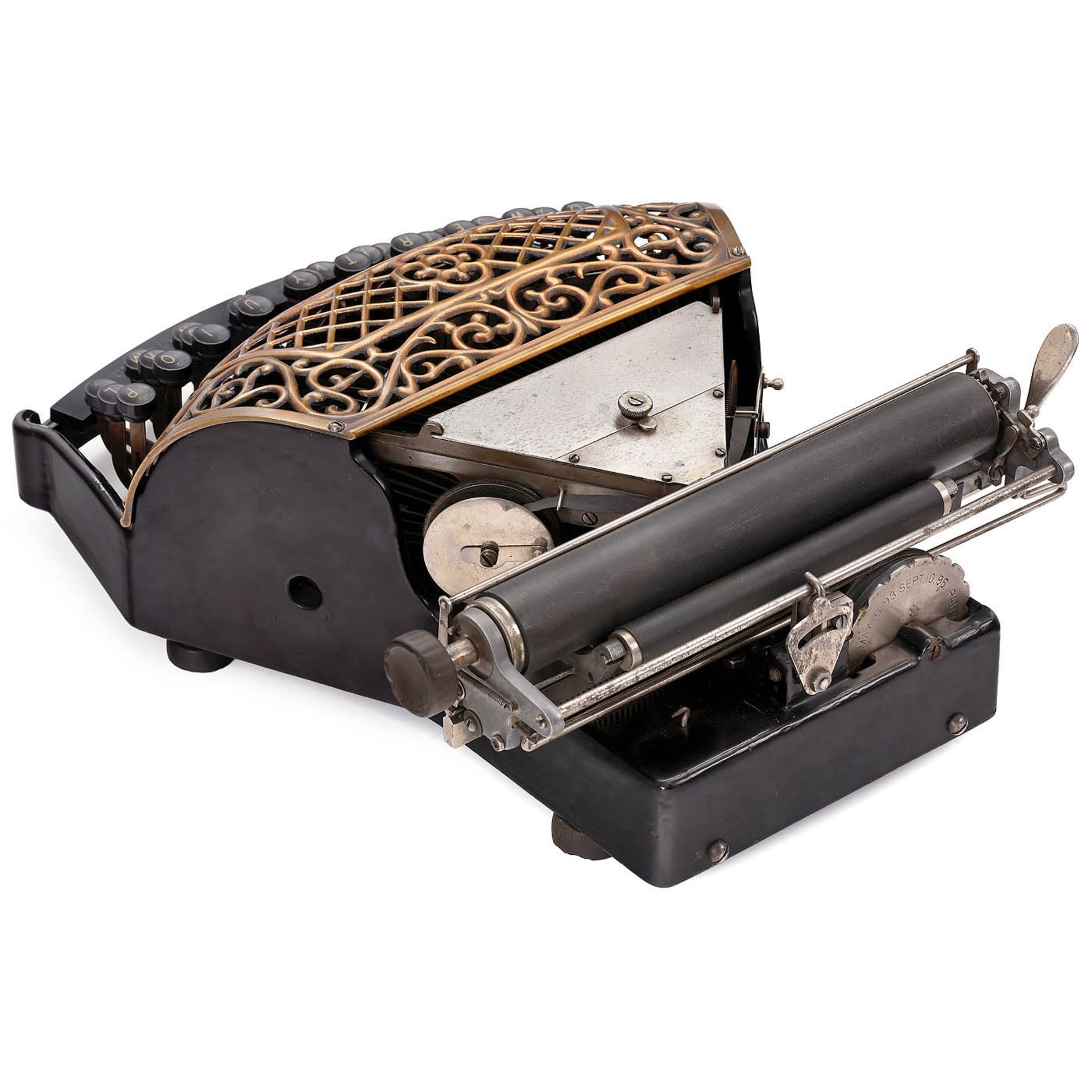 Rare Ford Typewriter, 1895 - Bild 3 aus 7