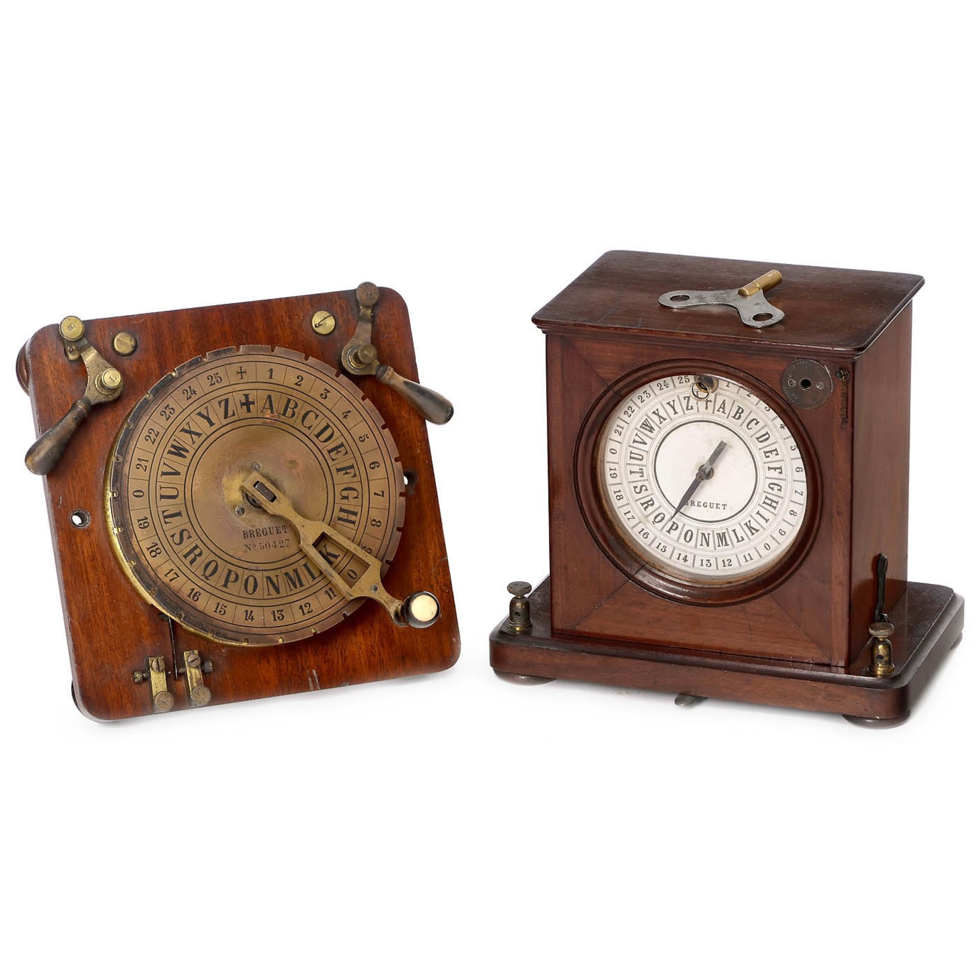 French Dial Telegraph Set by Br&#233;guet, c. 1855 - Image 3 of 4