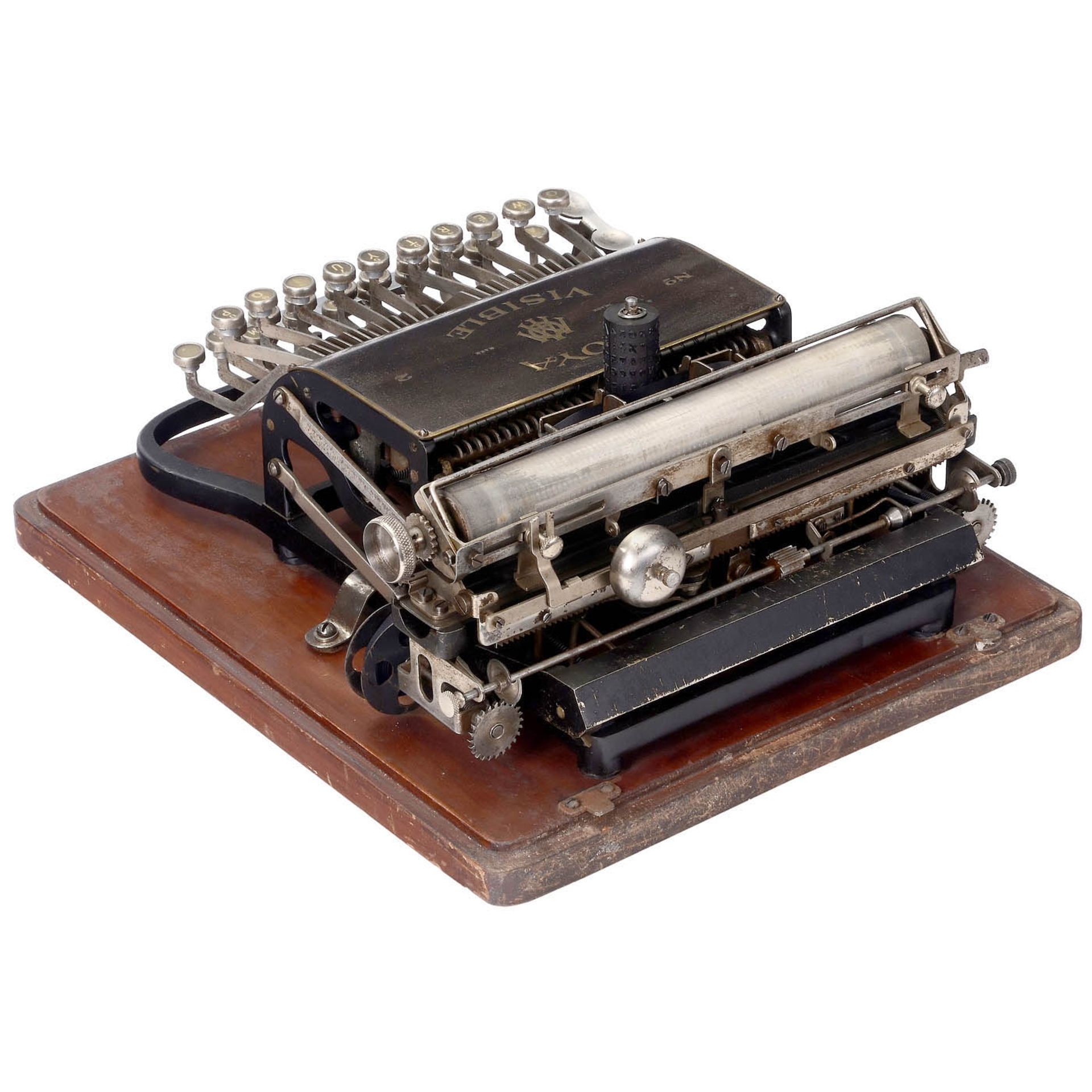 Moya Visible No. 2 Typewriter, 1905 - Bild 2 aus 2