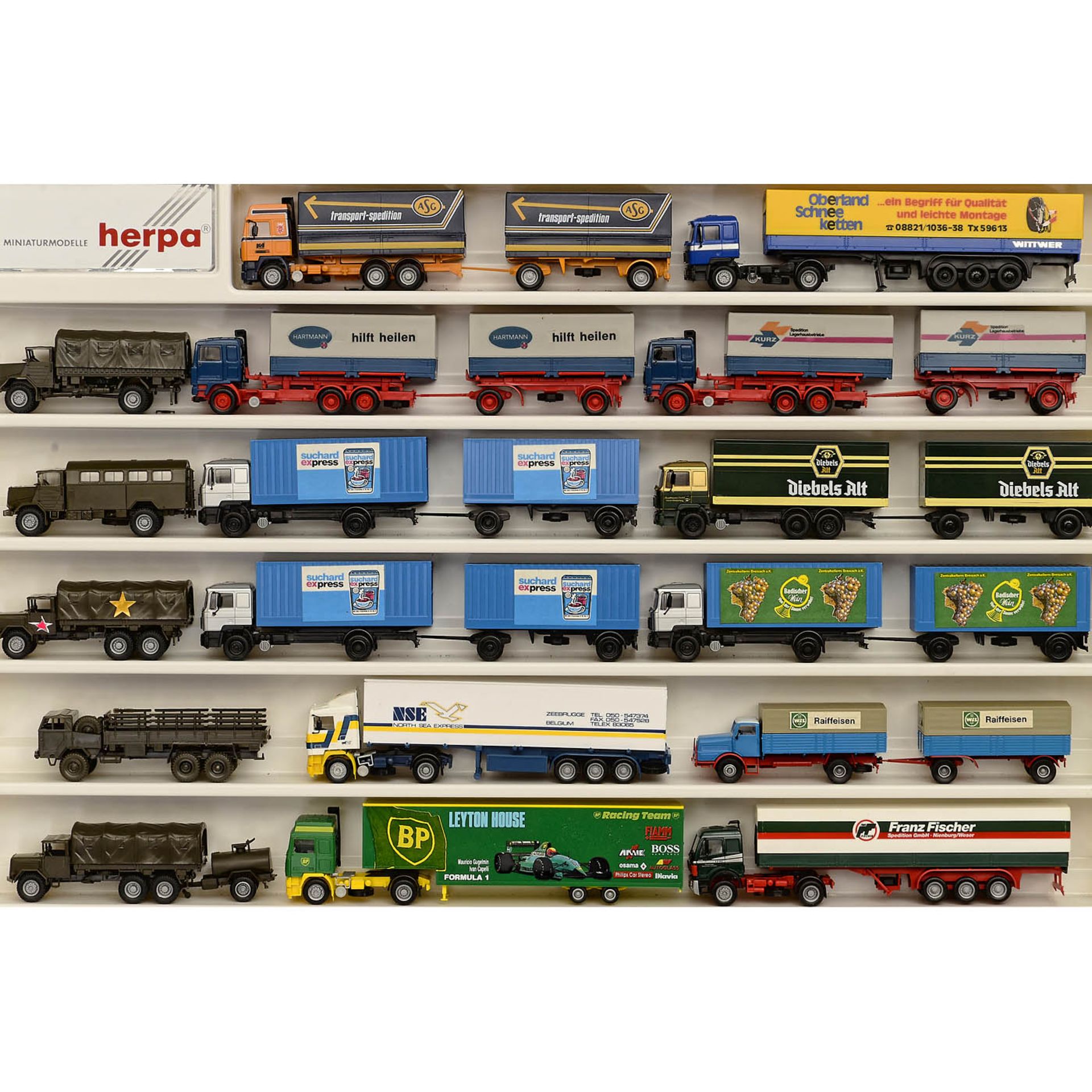 Large Collection of 1:87 Scale Model Trucks - Image 3 of 9