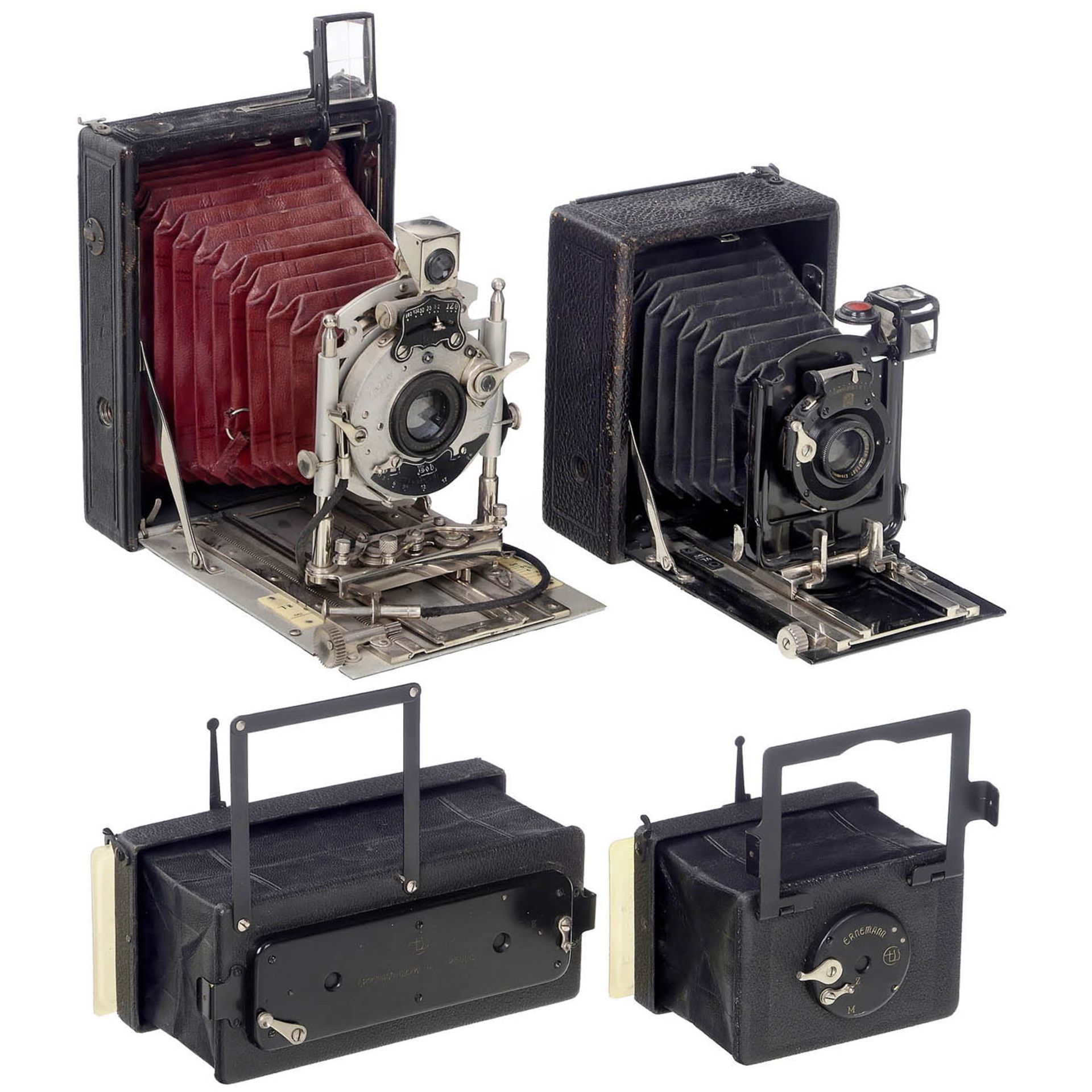 4 Ernemann Cameras