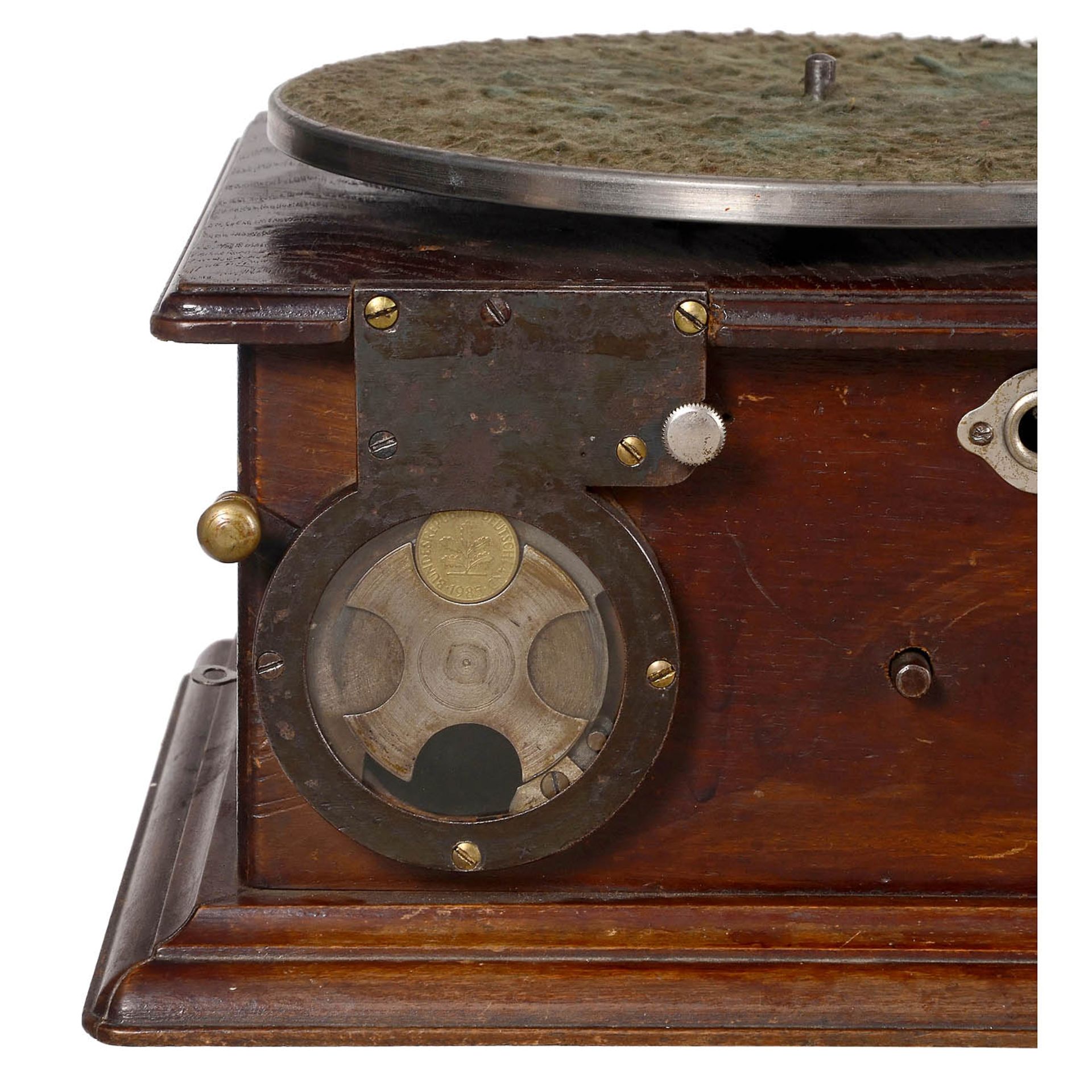 Parlophon Coin-Activated Horn Gramophone, c. 1910 - Image 2 of 2