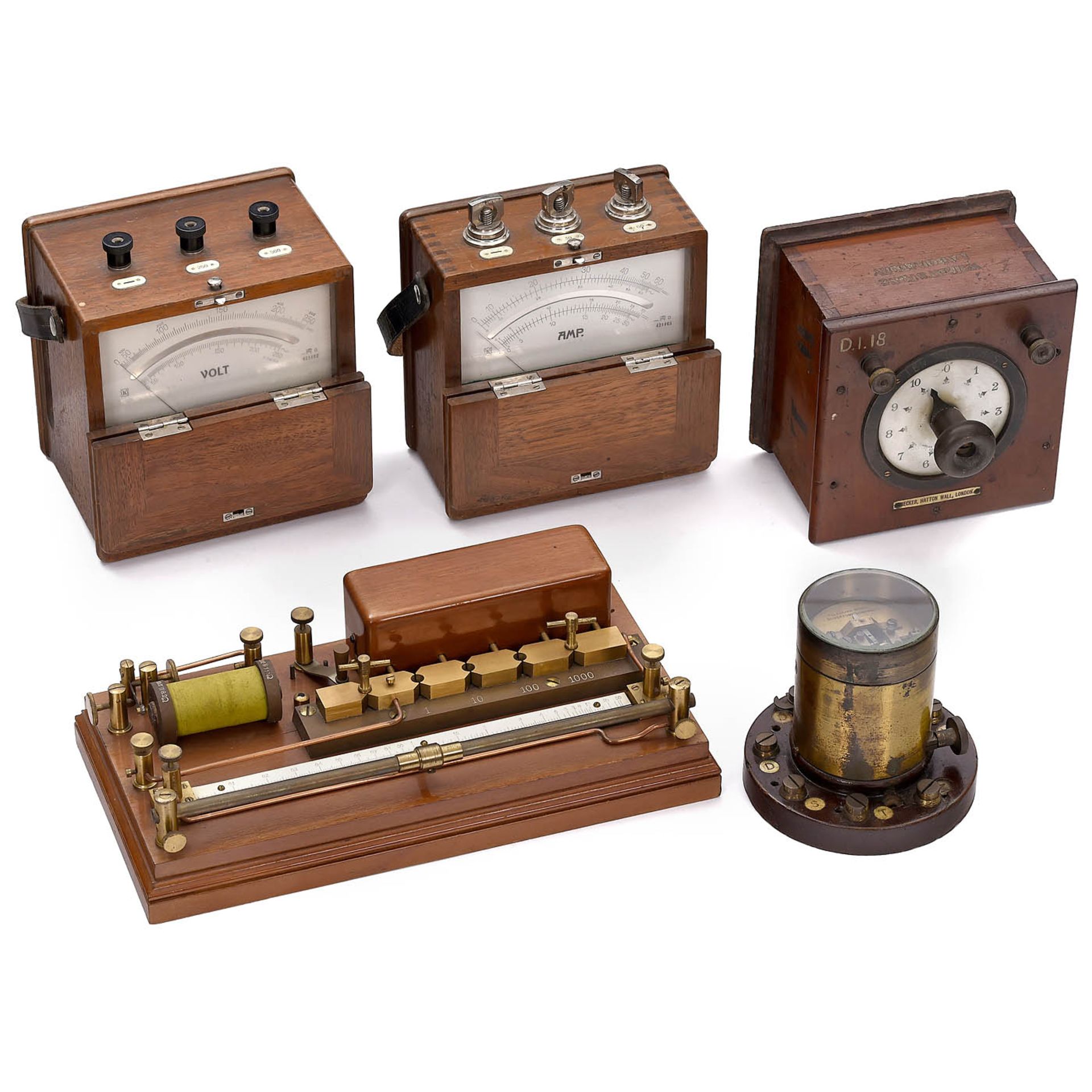 Collection of Technical Devices and Measuring Instruments, c. 1910 - Bild 2 aus 3