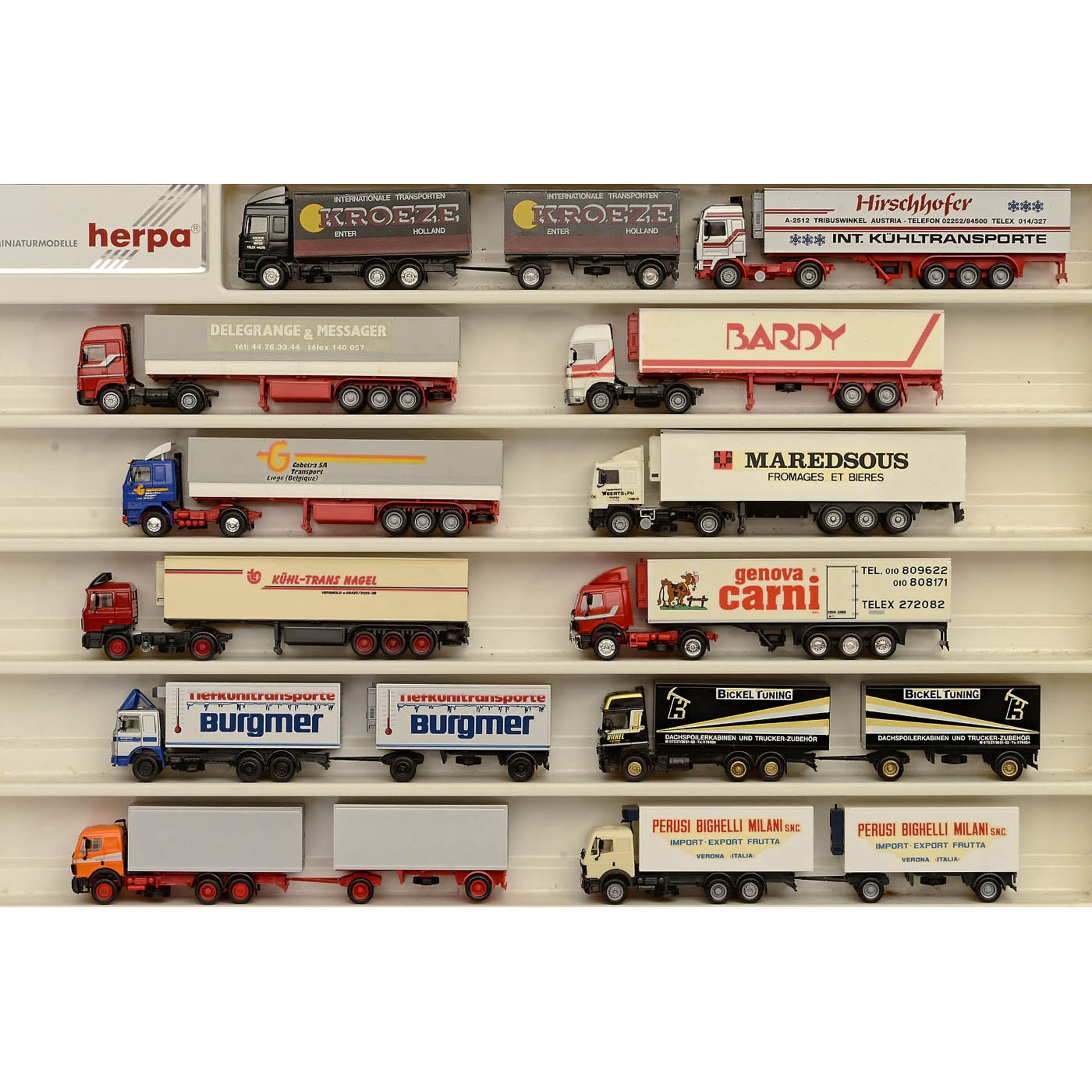 Large Collection of 1:87 Scale Model Trucks - Bild 3 aus 9