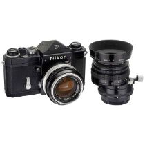 Nikon F "Eyelevel" with 2 Nikkor Lenses, c. 1967