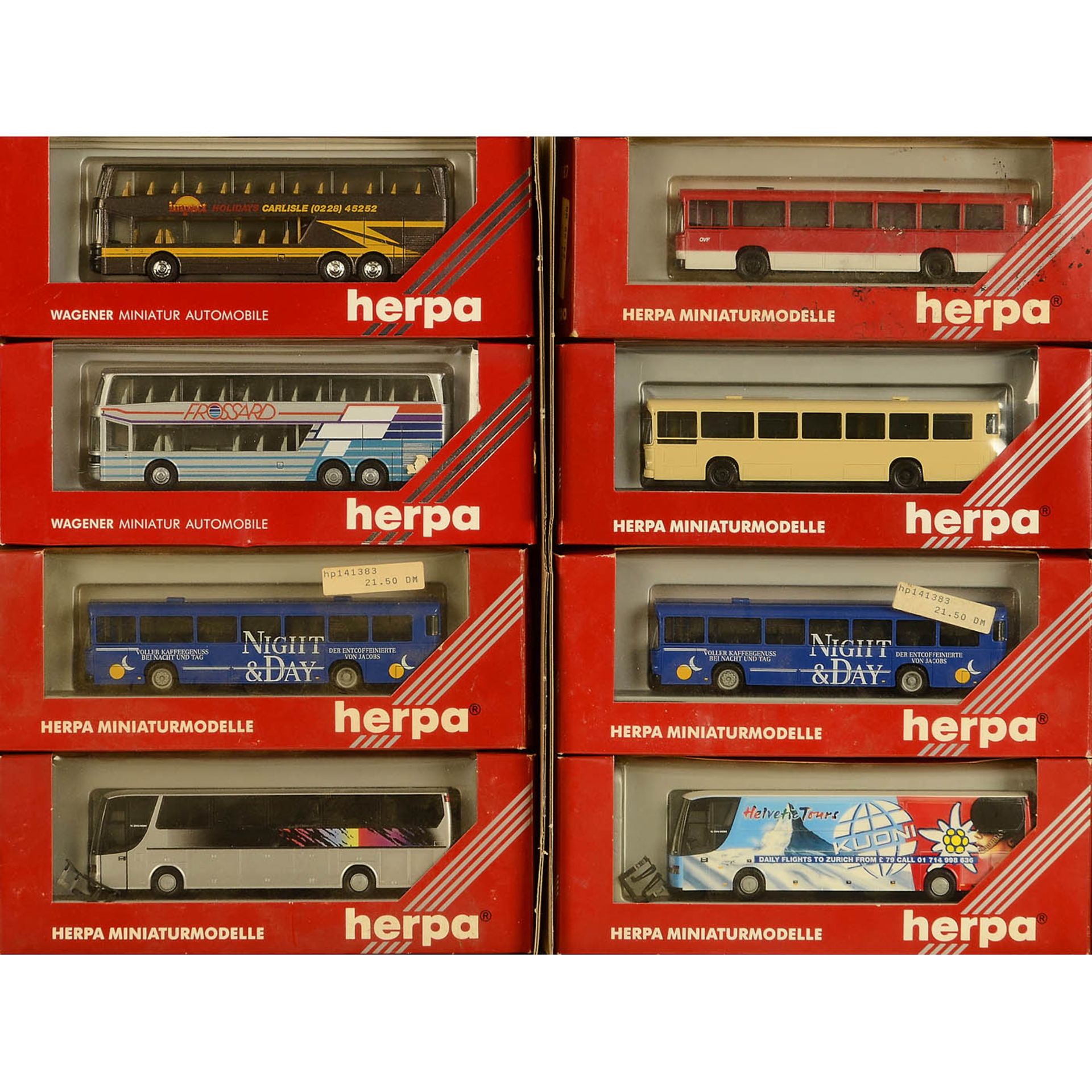Large Collection of 1:87 Scale Model Buses - Image 2 of 7