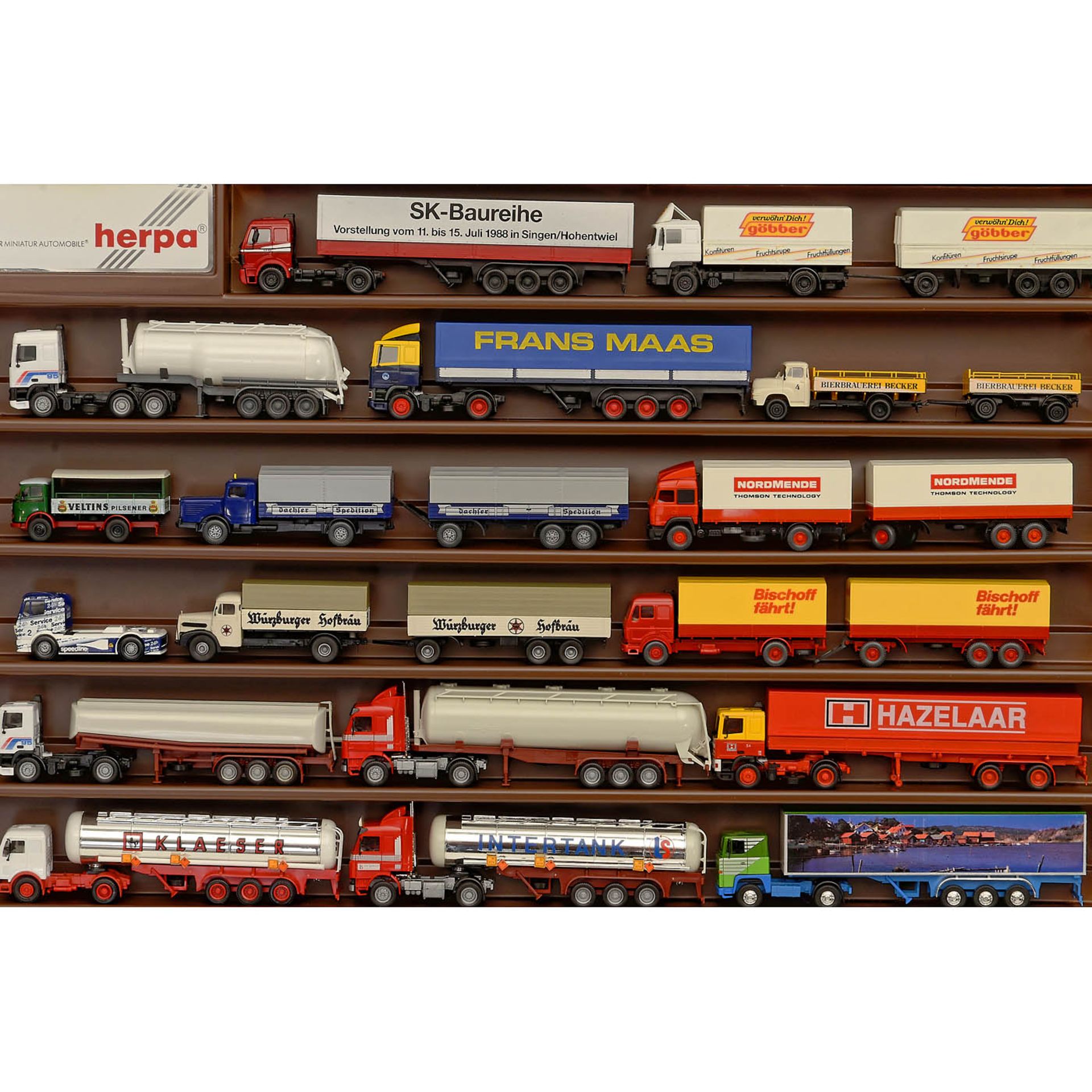 Large Collection of 1:87 Scale Model Trucks - Bild 8 aus 9