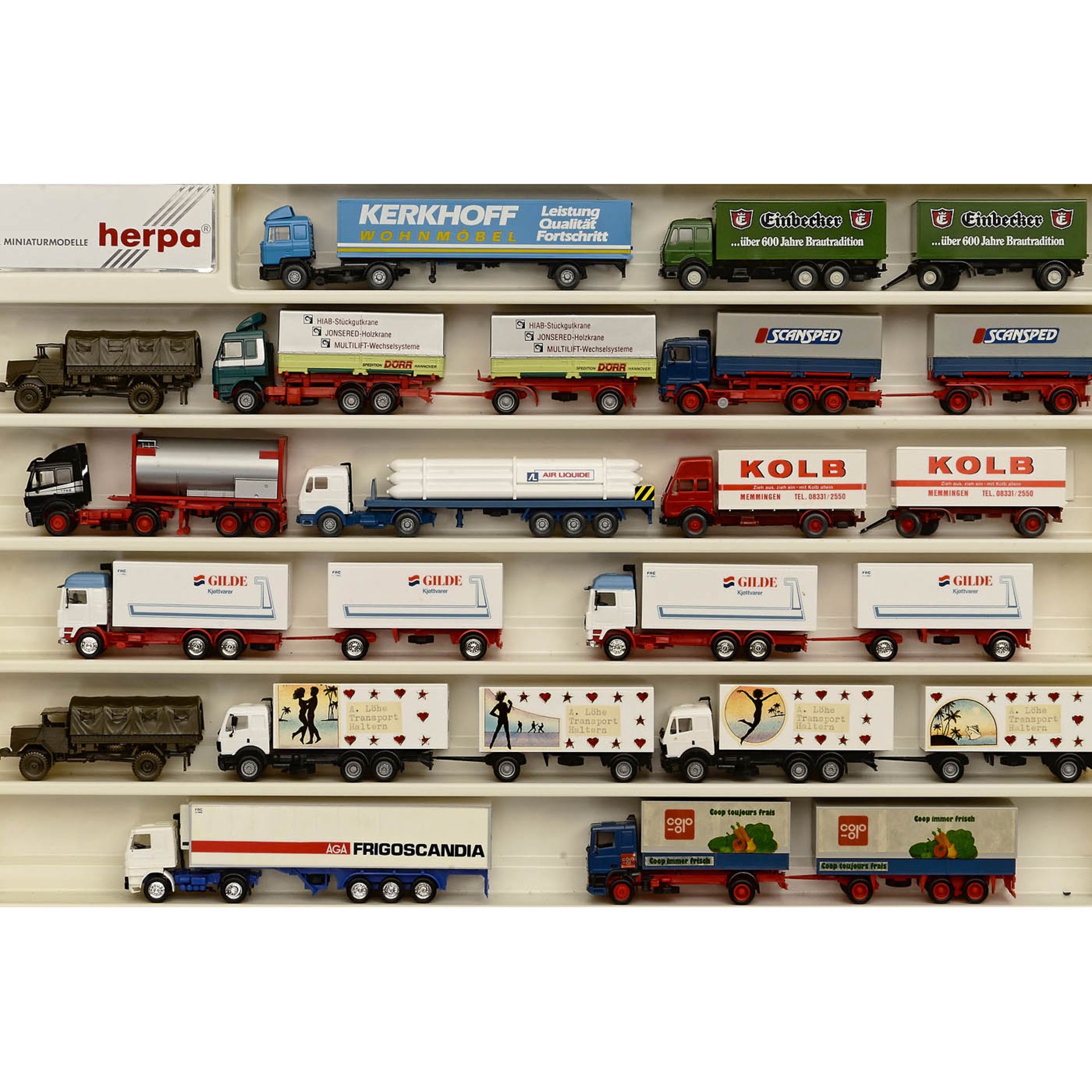 Large Collection of 1:87 Scale Model Trucks - Bild 5 aus 9
