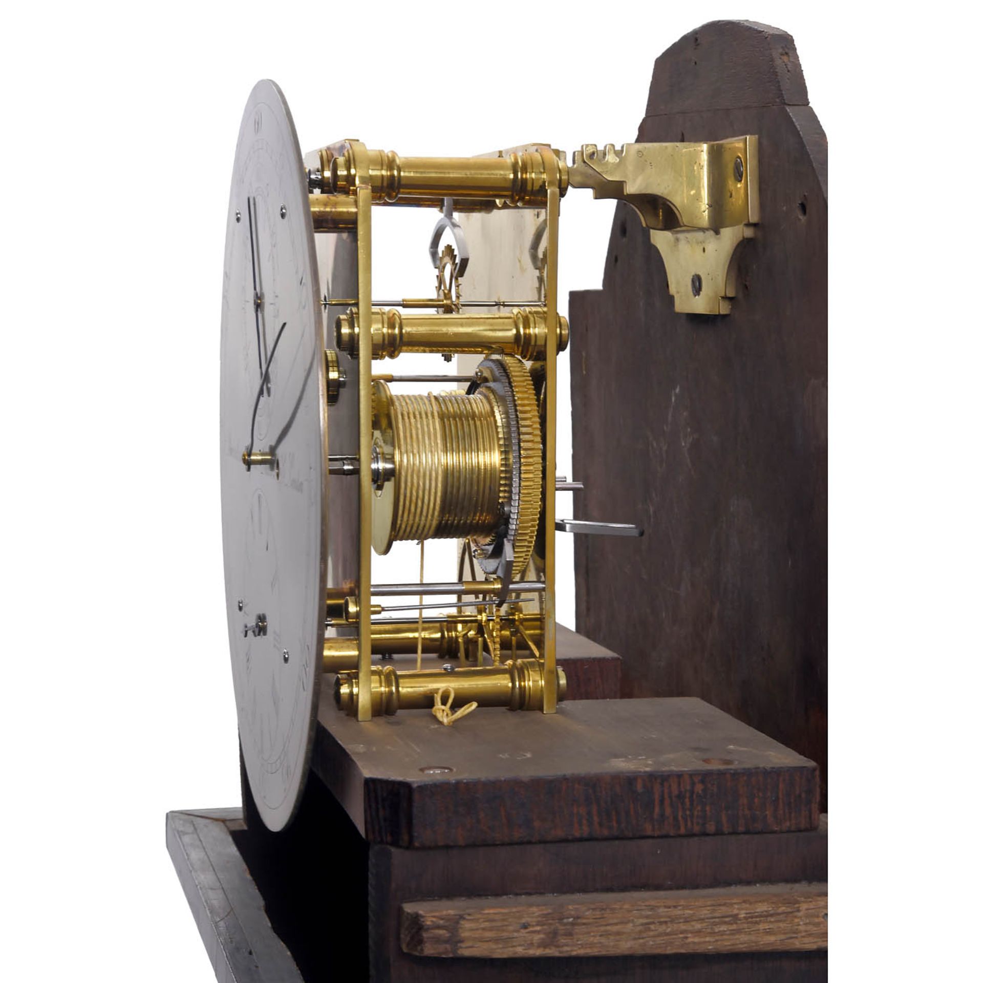 English Mercury Pendulum Longcase Astronomical Regulator Clock, c. 1830 - Bild 3 aus 6