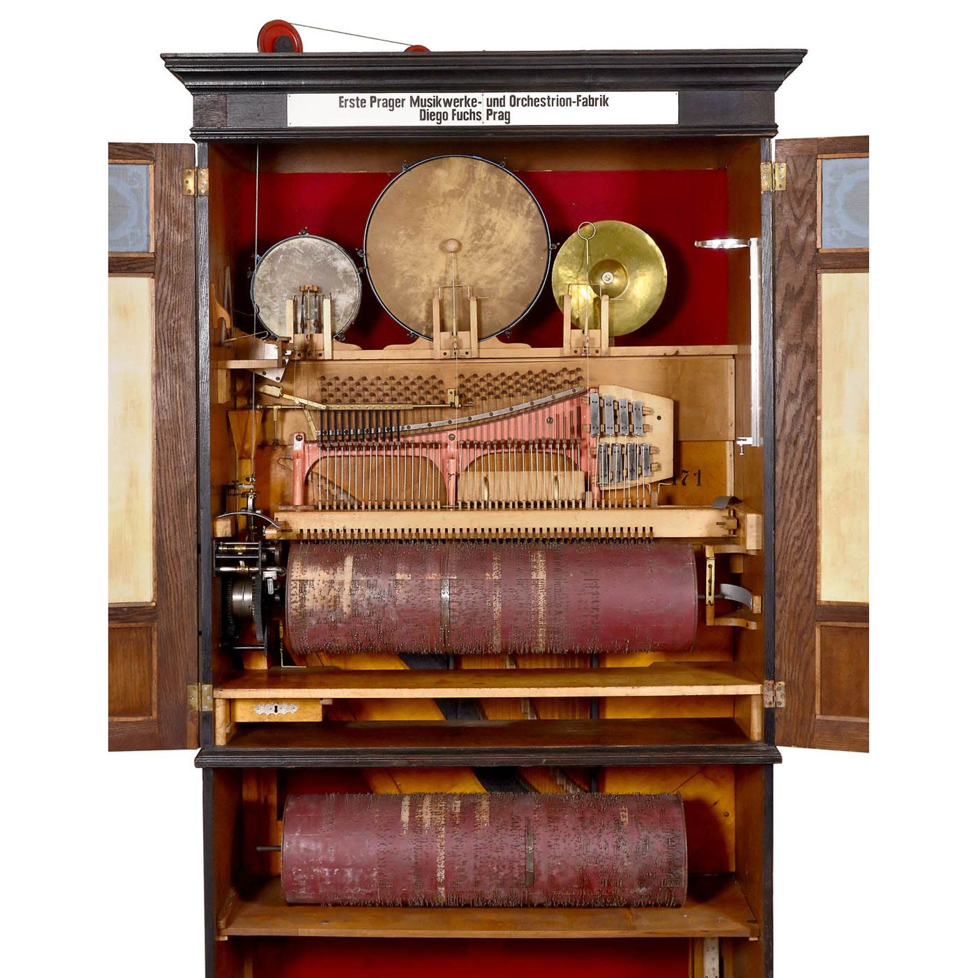 Barrel Orchestrion by Diego Fuchs, c. 1910 - Image 3 of 3