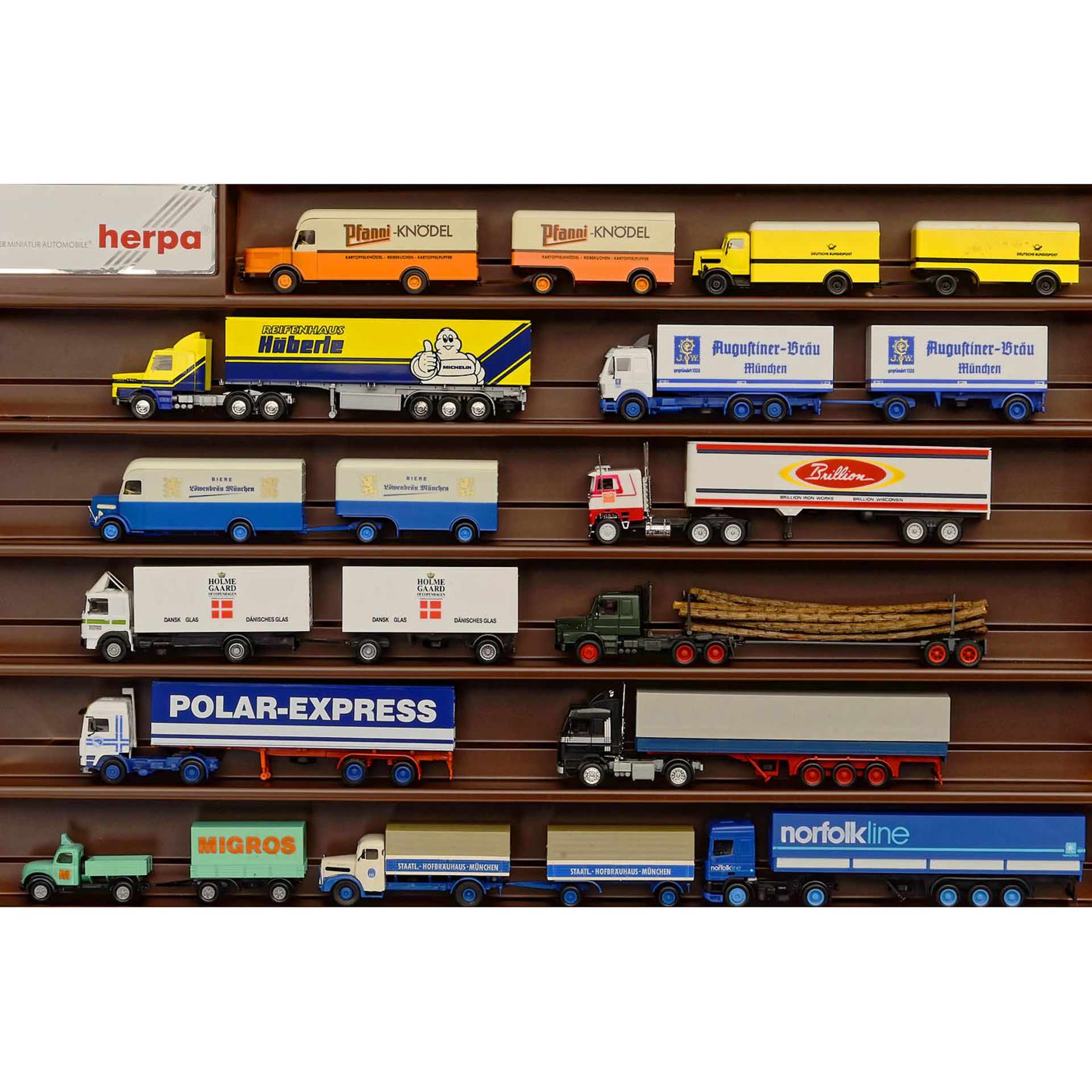 Large Collection of 1:87 Scale Model Trucks - Image 5 of 9