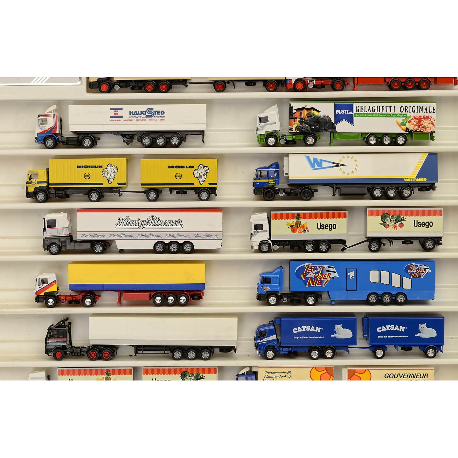 Large Collection of 1:87 Scale Model Trucks - Bild 4 aus 9