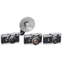 Canon VT de Luxe, Canon VI-T and Canon VT Cameras