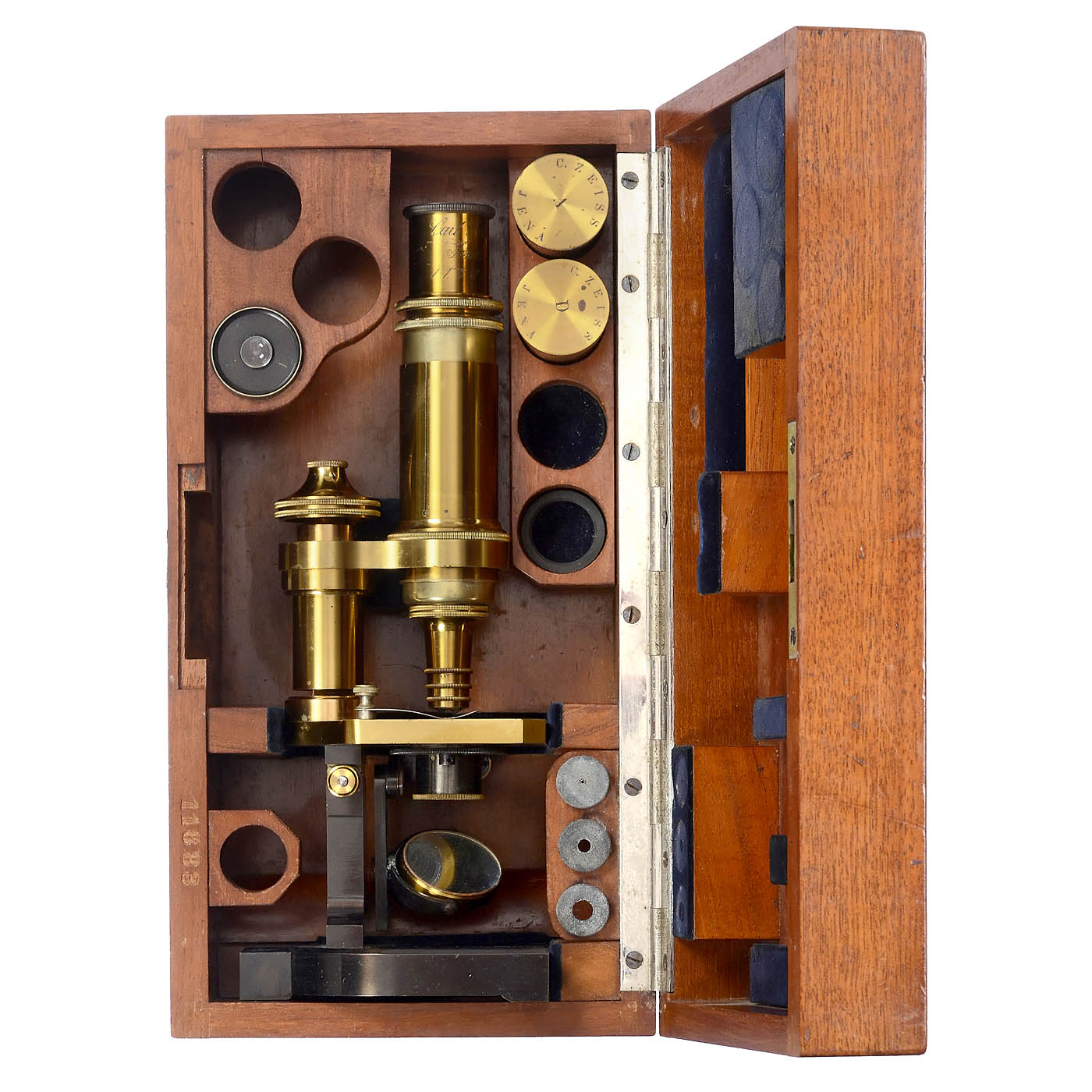 2 Brass Microscopes - Image 2 of 3