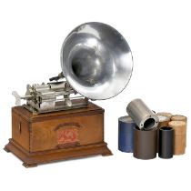 Path&#233; "Coq" Cylinder Phonograph Model 1, c. 1905