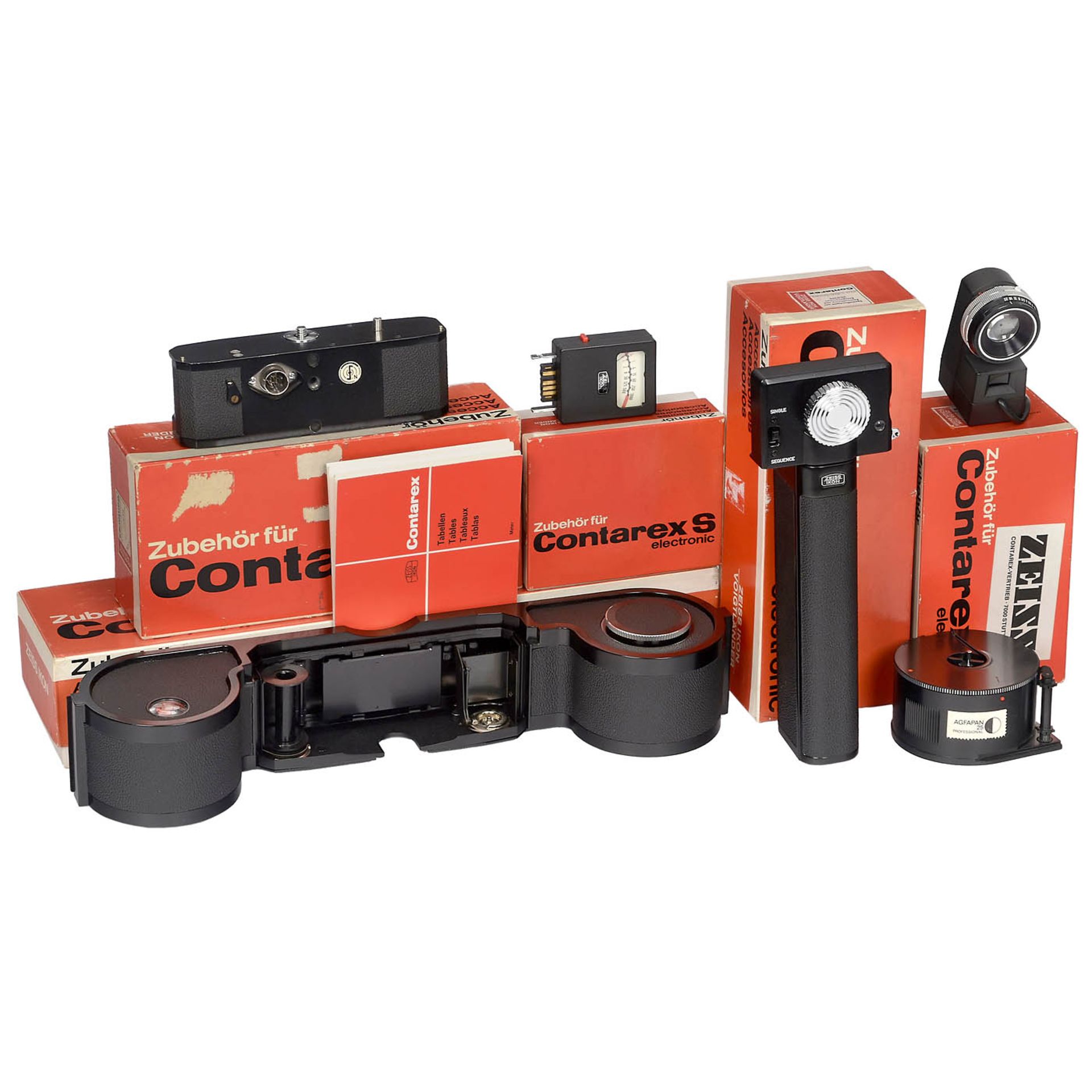 Contarex Sonnar 2.8/180 mm Lens and Contarex electronic Camera - Bild 3 aus 3