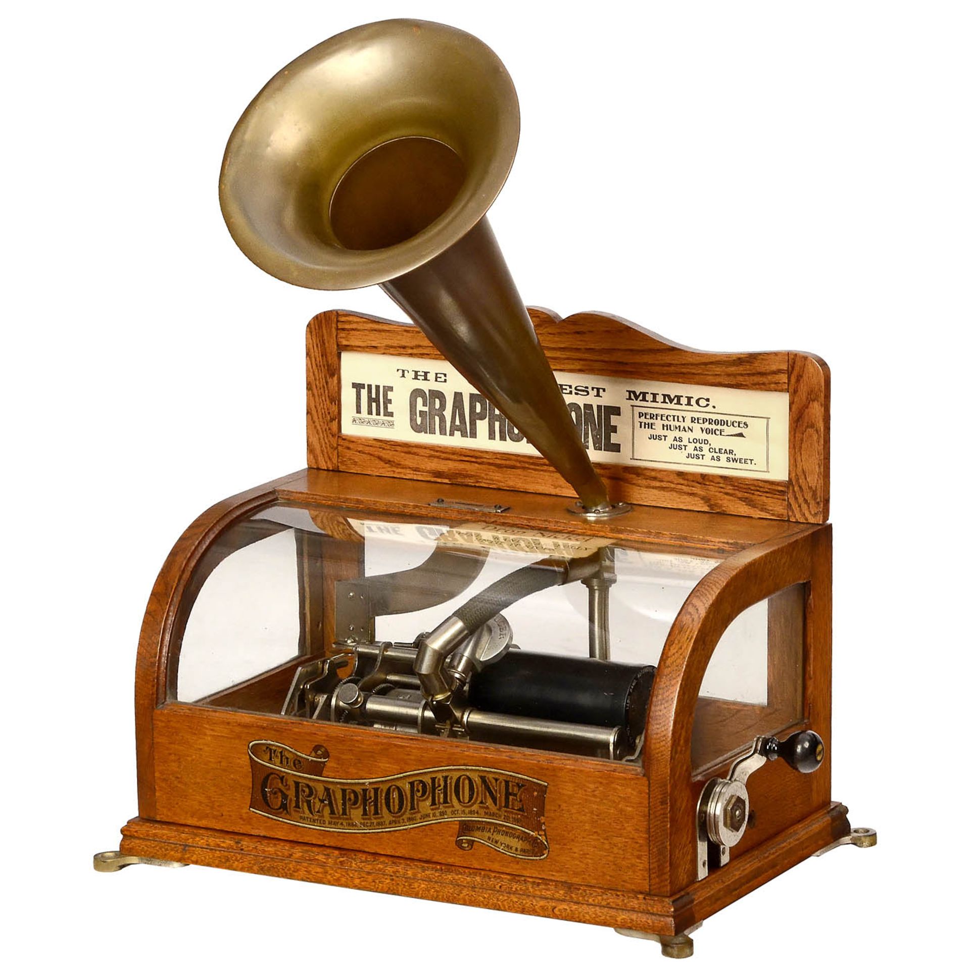 5-Cent Columbia Graphophone Model BS Coin-Operated Phonograph, c. 1898 - Bild 2 aus 4
