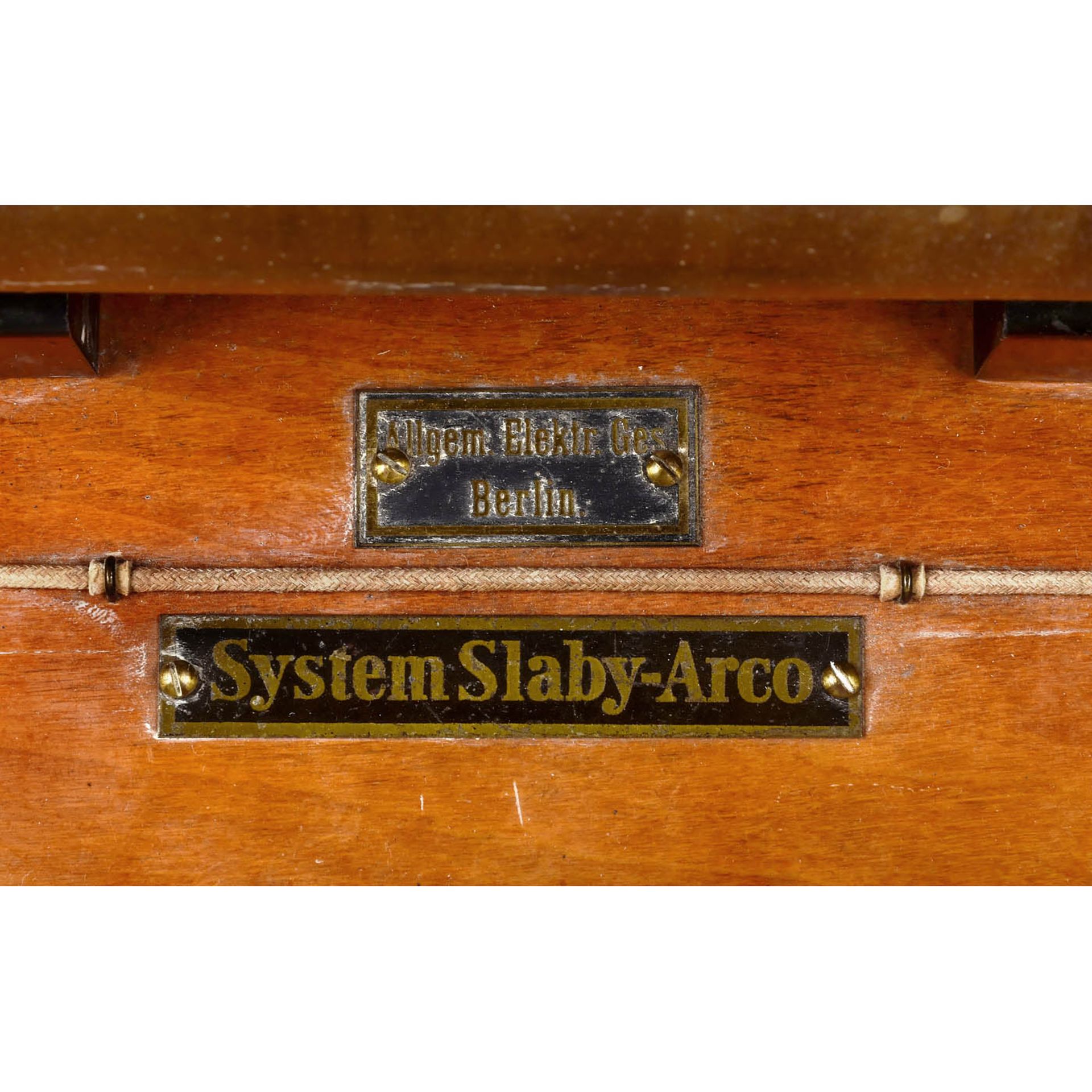 Slaby-Arco System Radiotelegraph Transmitter, c. 1900 - Bild 3 aus 3