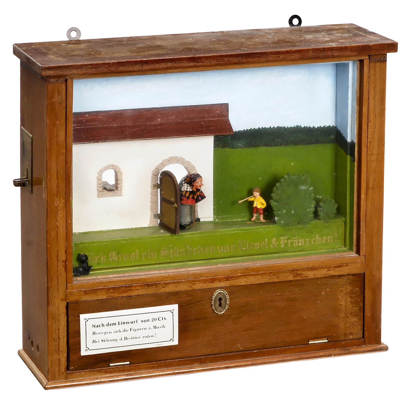 Coin-Operated Automaton with Small Musical Movement