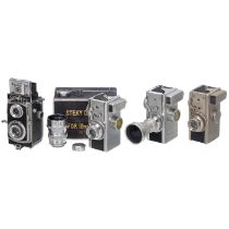 4 Miniature Cameras with Accessories