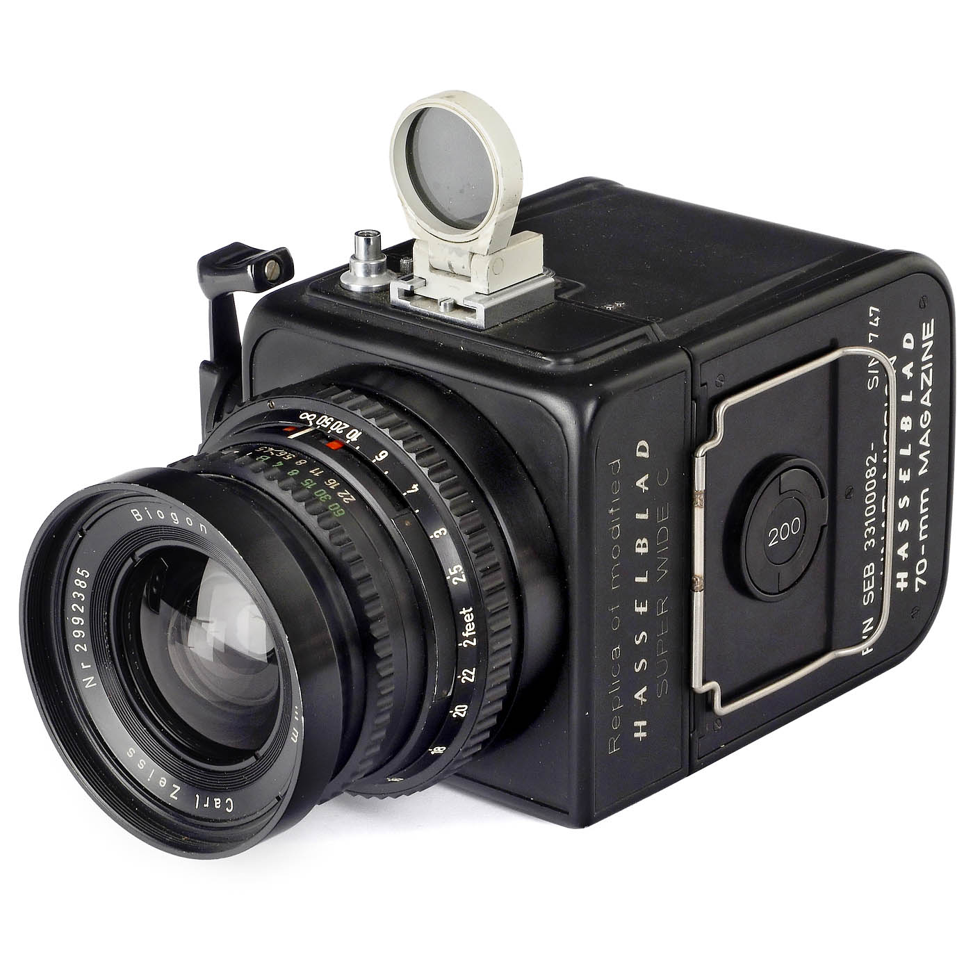 Hasselblad SWC Replica with "Lunar Mission Hasselblad 70-mm Magazine"