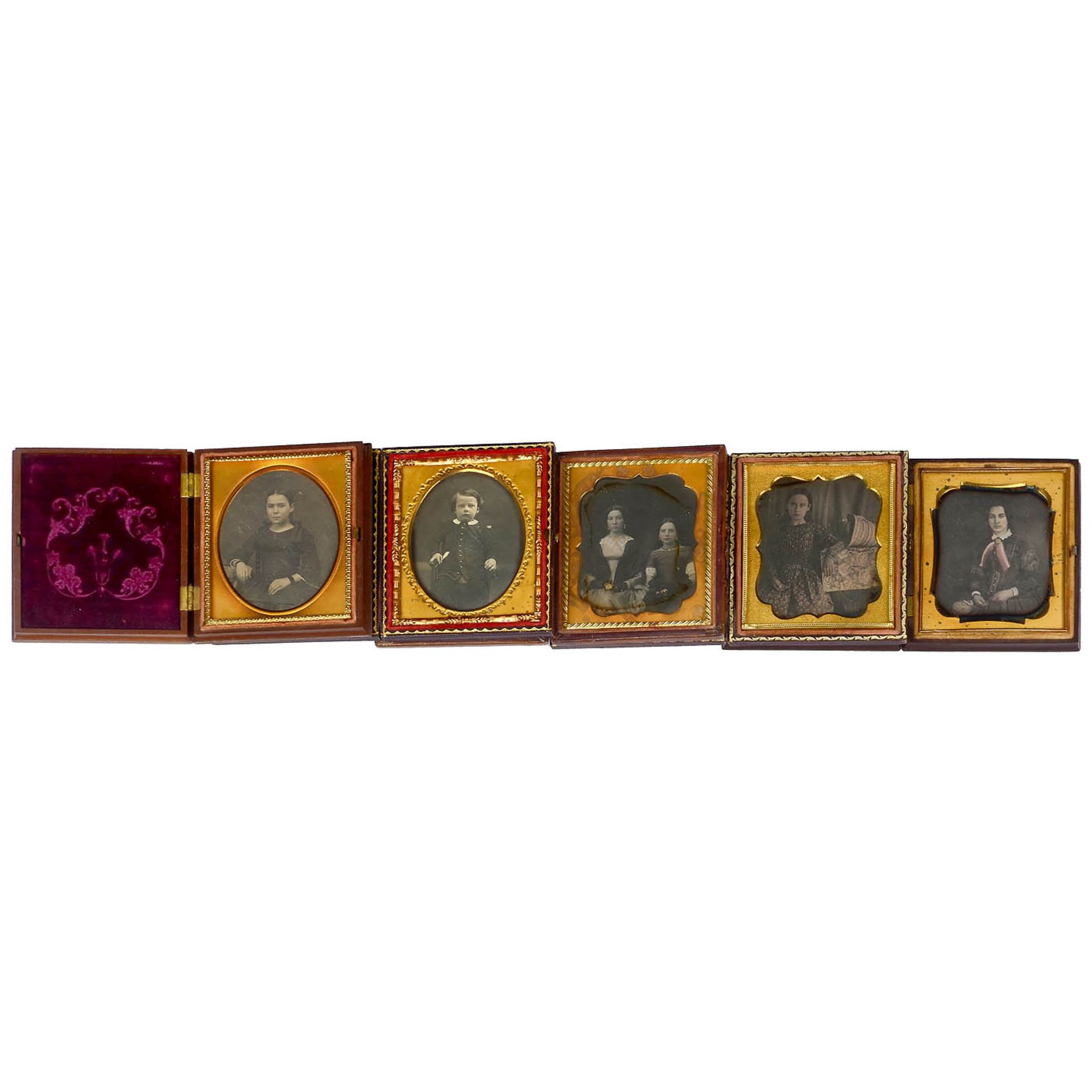 5 Attractive Daguerreotypes and 2 Ambrotypes - Image 2 of 5