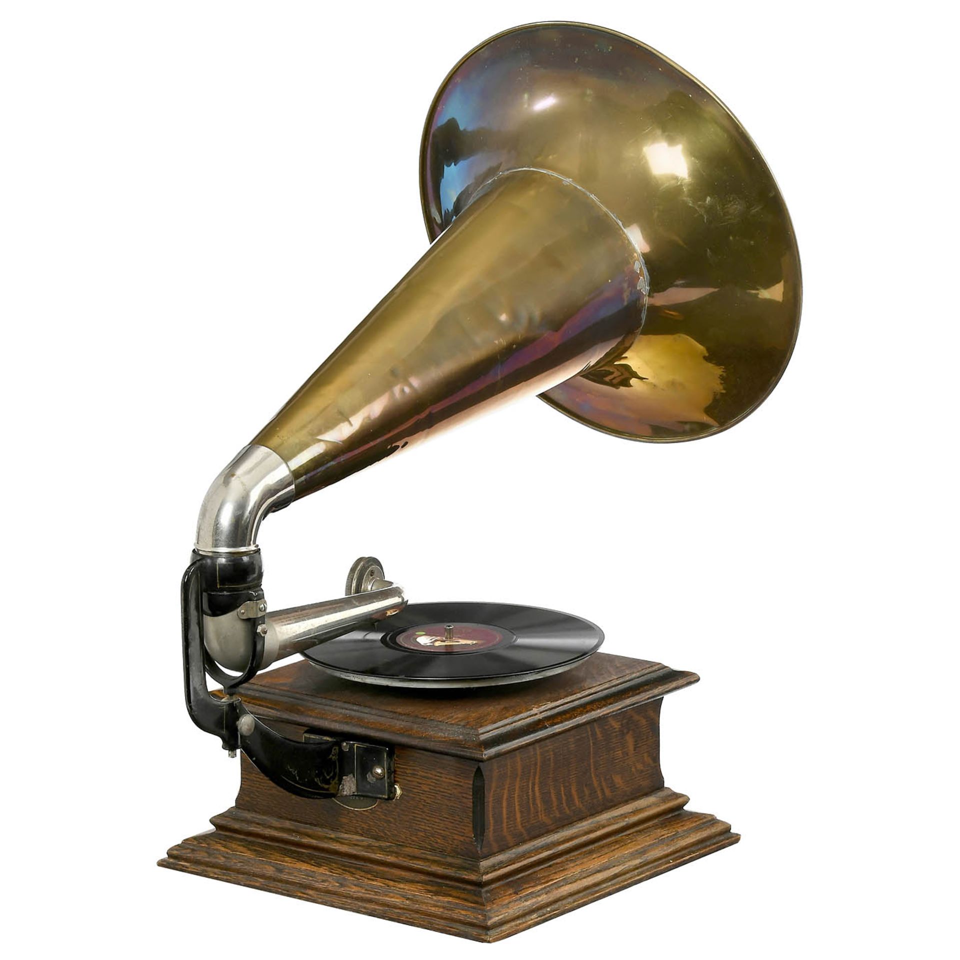 Zon-O-Phone Horn Gramophone, c. 1911 - Bild 2 aus 3