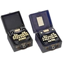 2 Tachotype Dutch Shorthand Typewriters, c. 1940