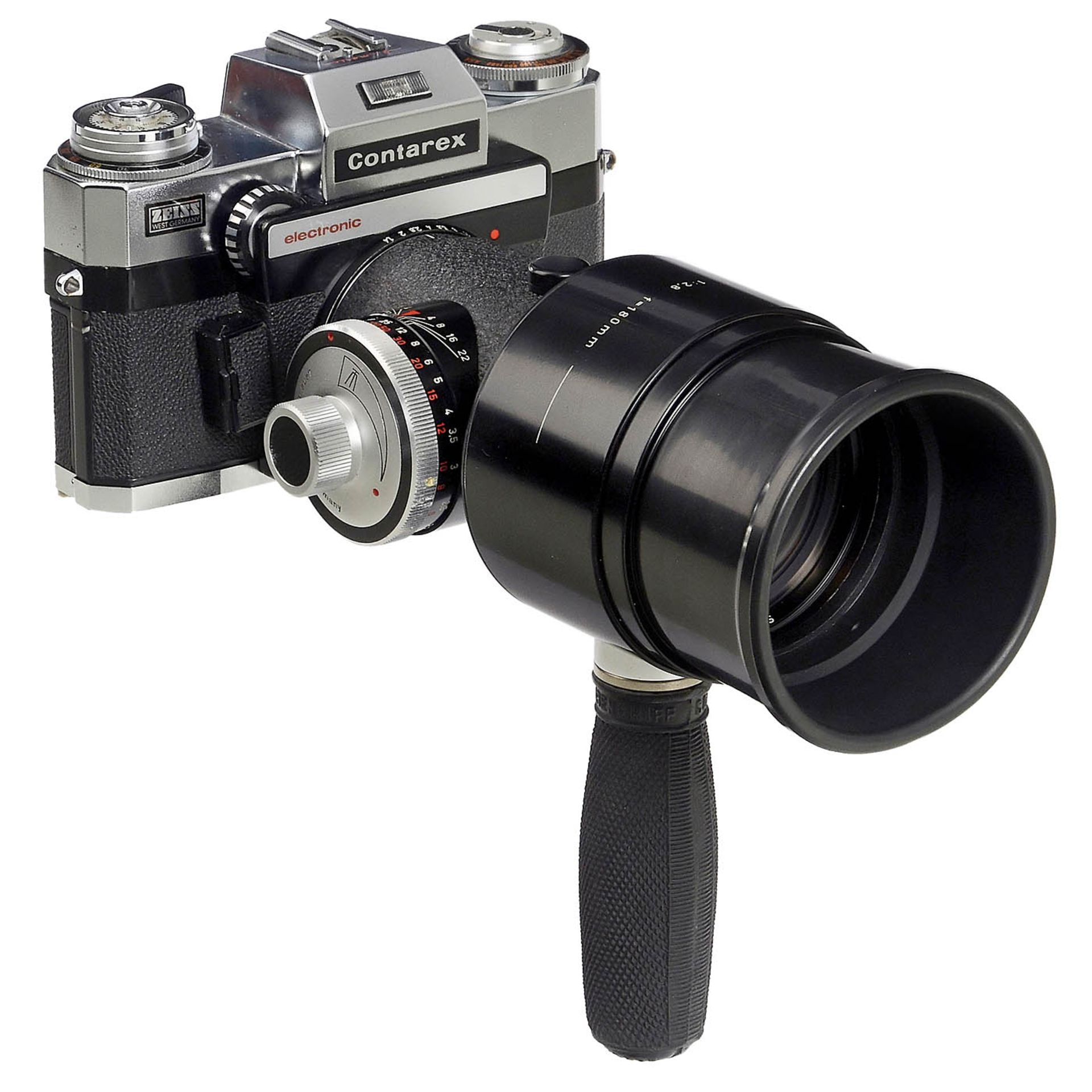 Contarex Sonnar 2.8/180 mm Lens and Contarex electronic Camera - Bild 2 aus 3