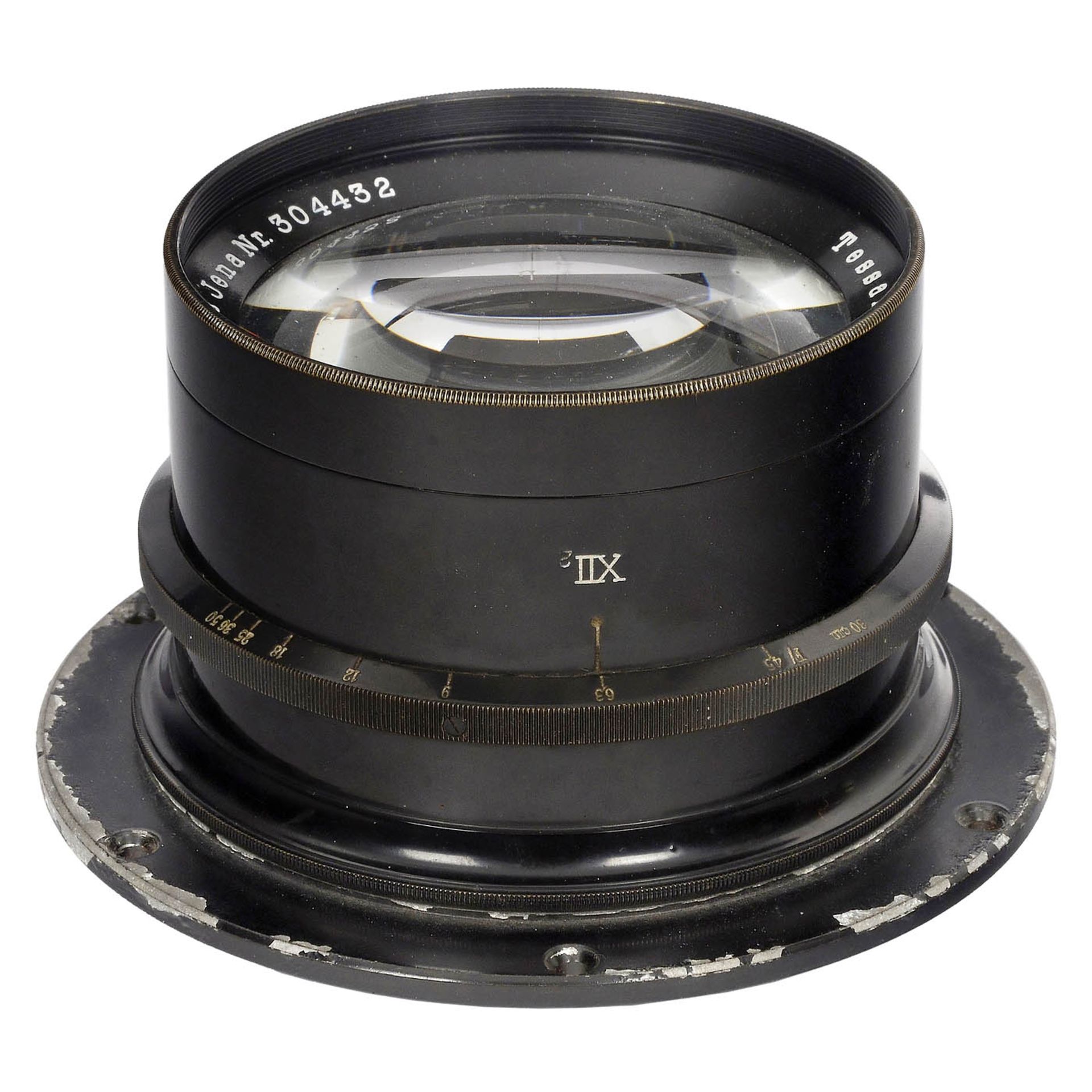 Tessar 4.5/30 cm Lens and Rollfilm Cassette - Bild 2 aus 2