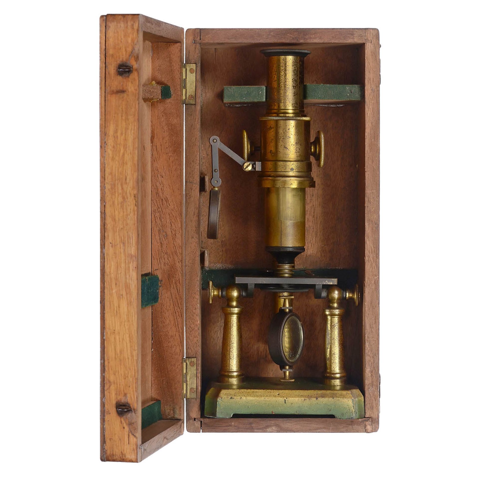 3 Brass Microscopes, c. 1870-80 - Image 2 of 4