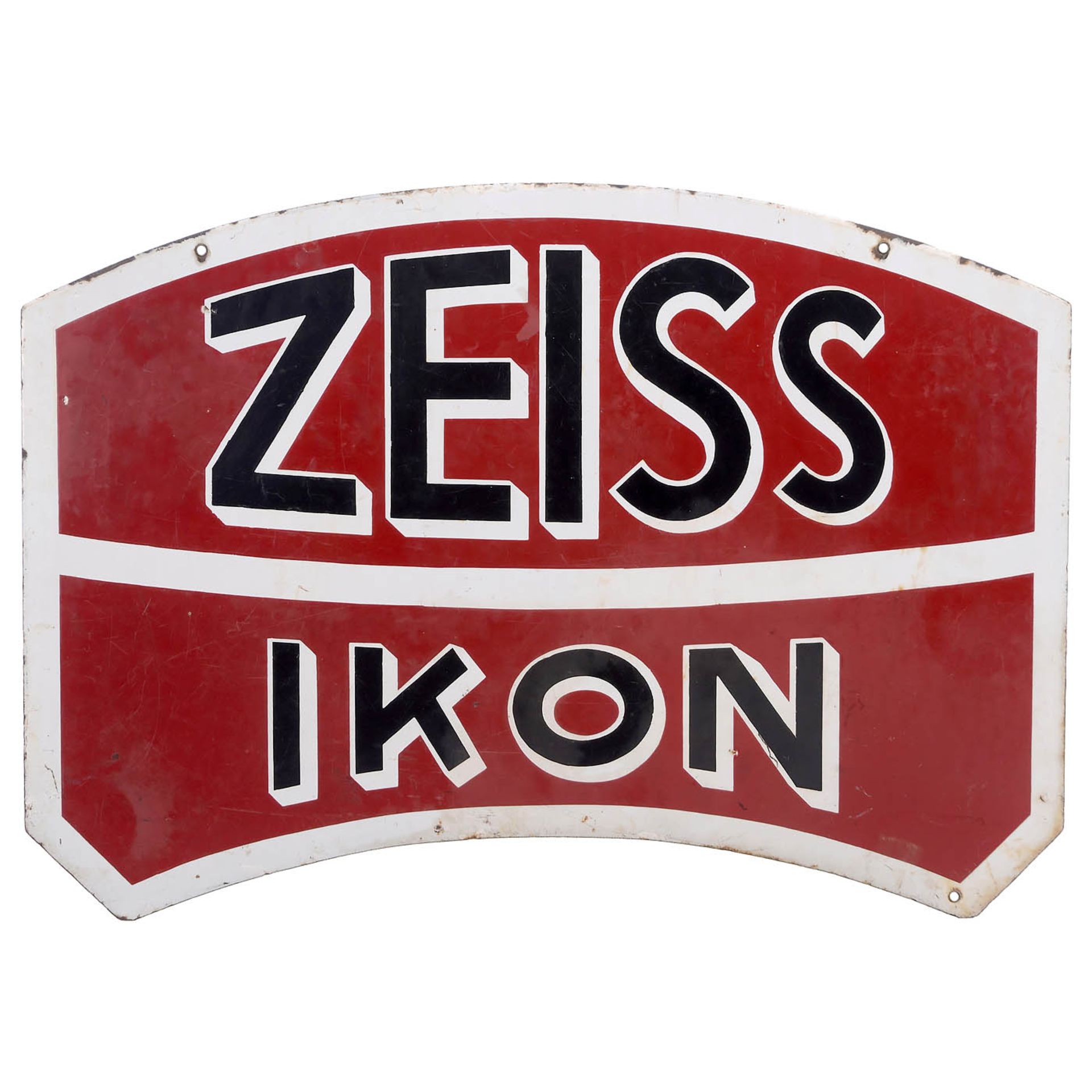 Zeiss Ikon Enamel Advertising Sign, c. 1930