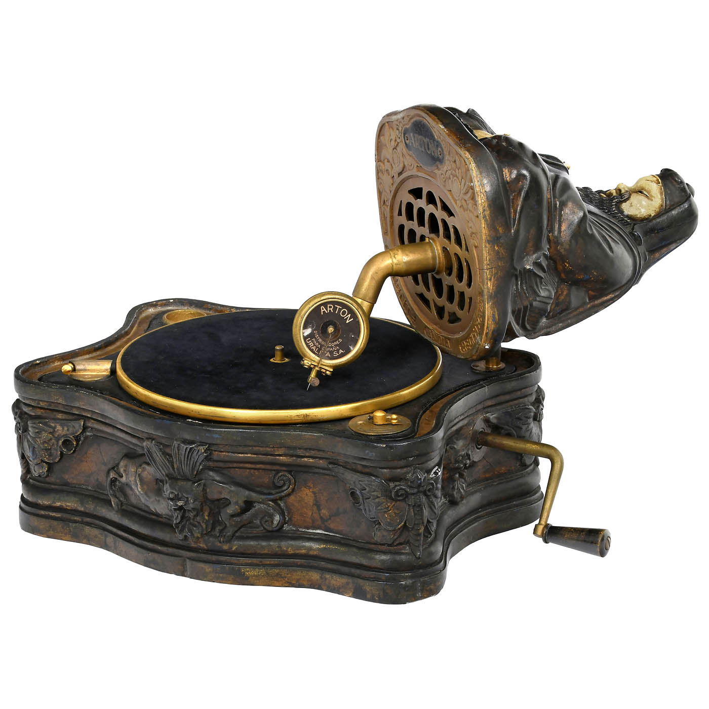 Rare Arton Confucius Gramophone, c. 1924 - Image 2 of 4