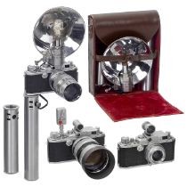 3 Canon Cameras with Accessories