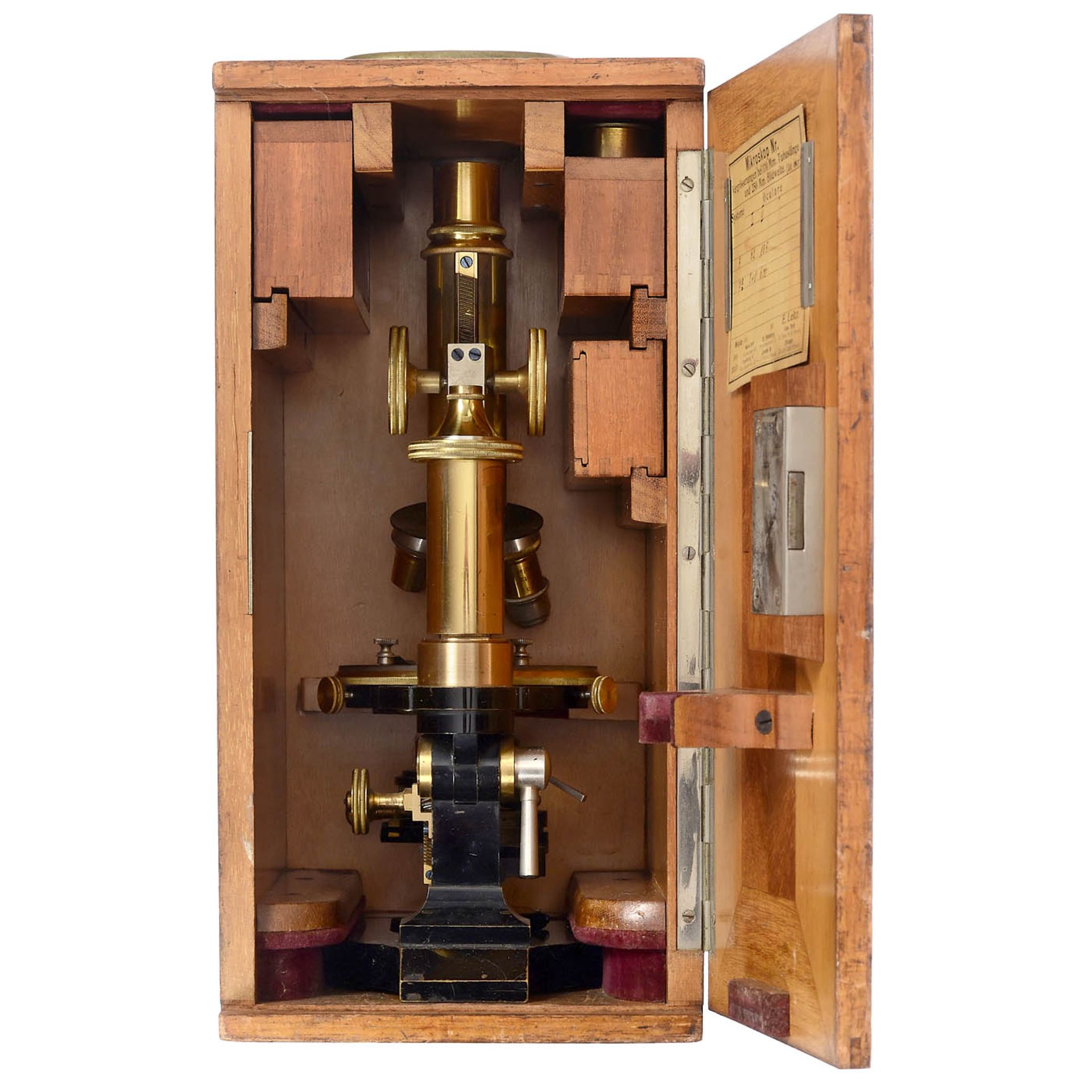 Brass Microscope by Leitz, c. 1908 - Bild 2 aus 2