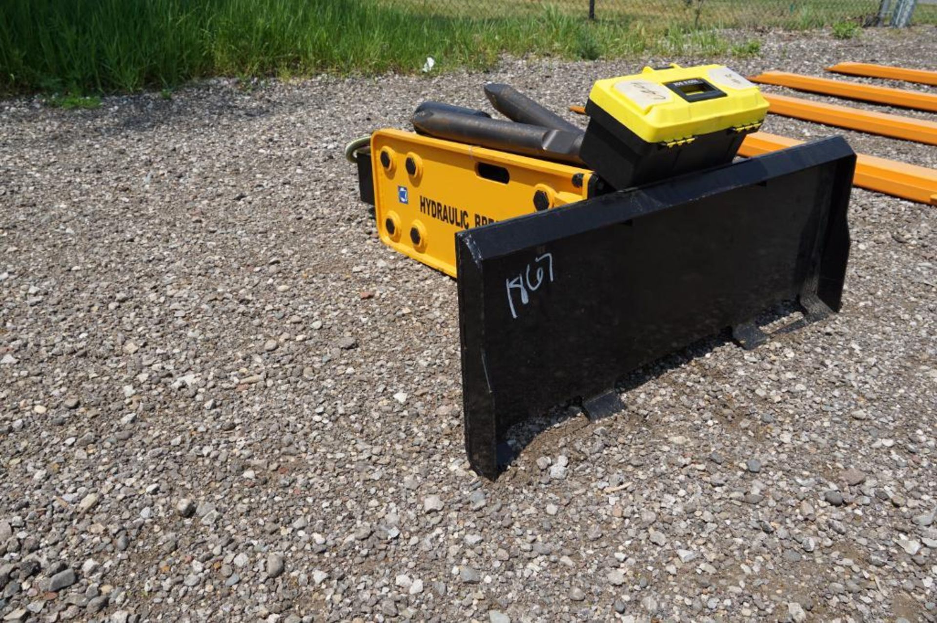 New! 2023 Wolverine Skid Steer Concrete Breaker Attachment - Image 4 of 5