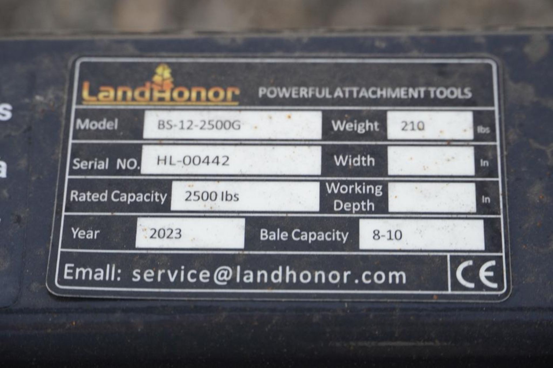 New Landhonor Skid Steer Bale Spear - Image 5 of 5