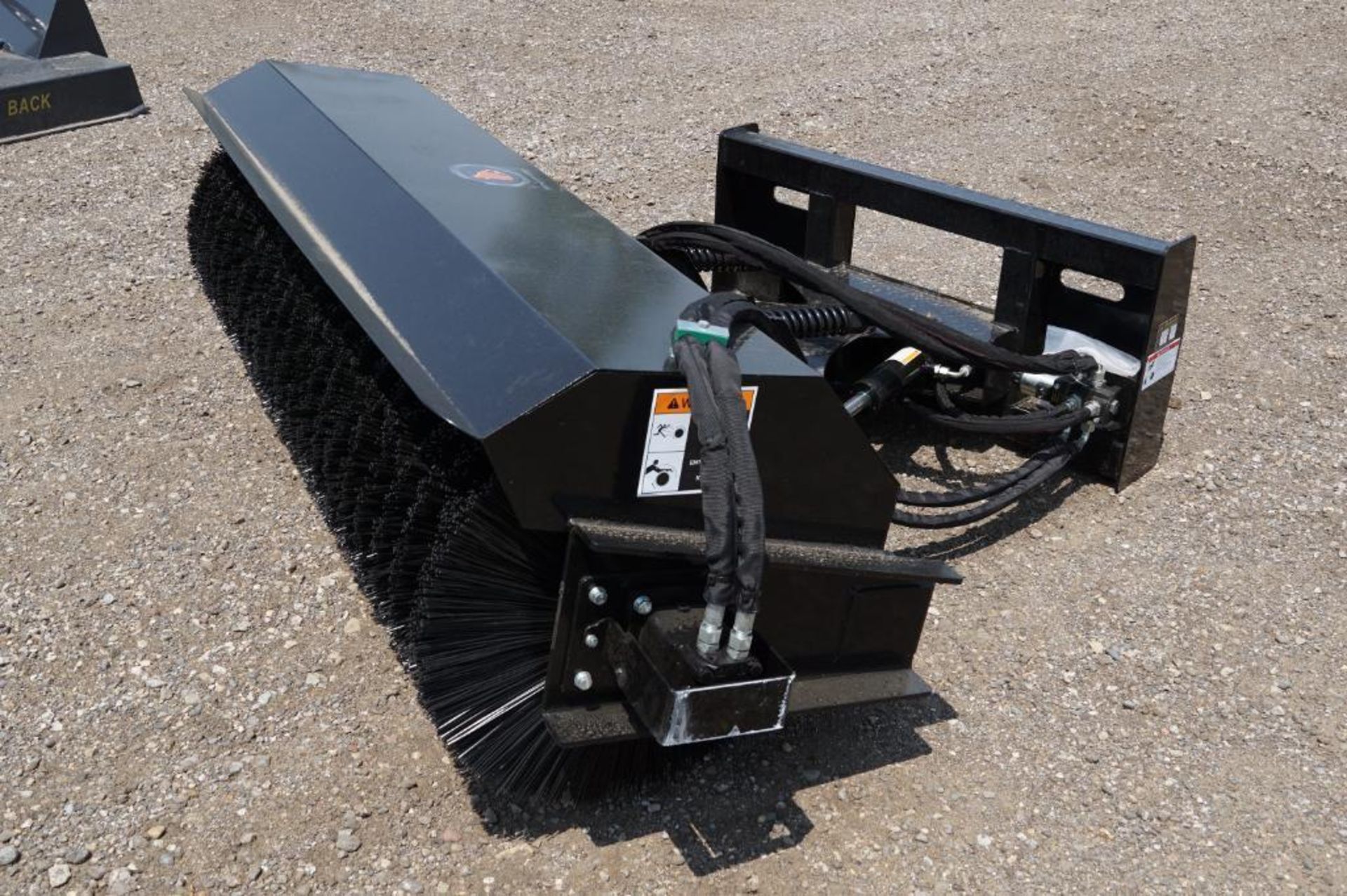 New! 2023 Wolverine Skid Steer Angle Broom Industrial Series Attachment