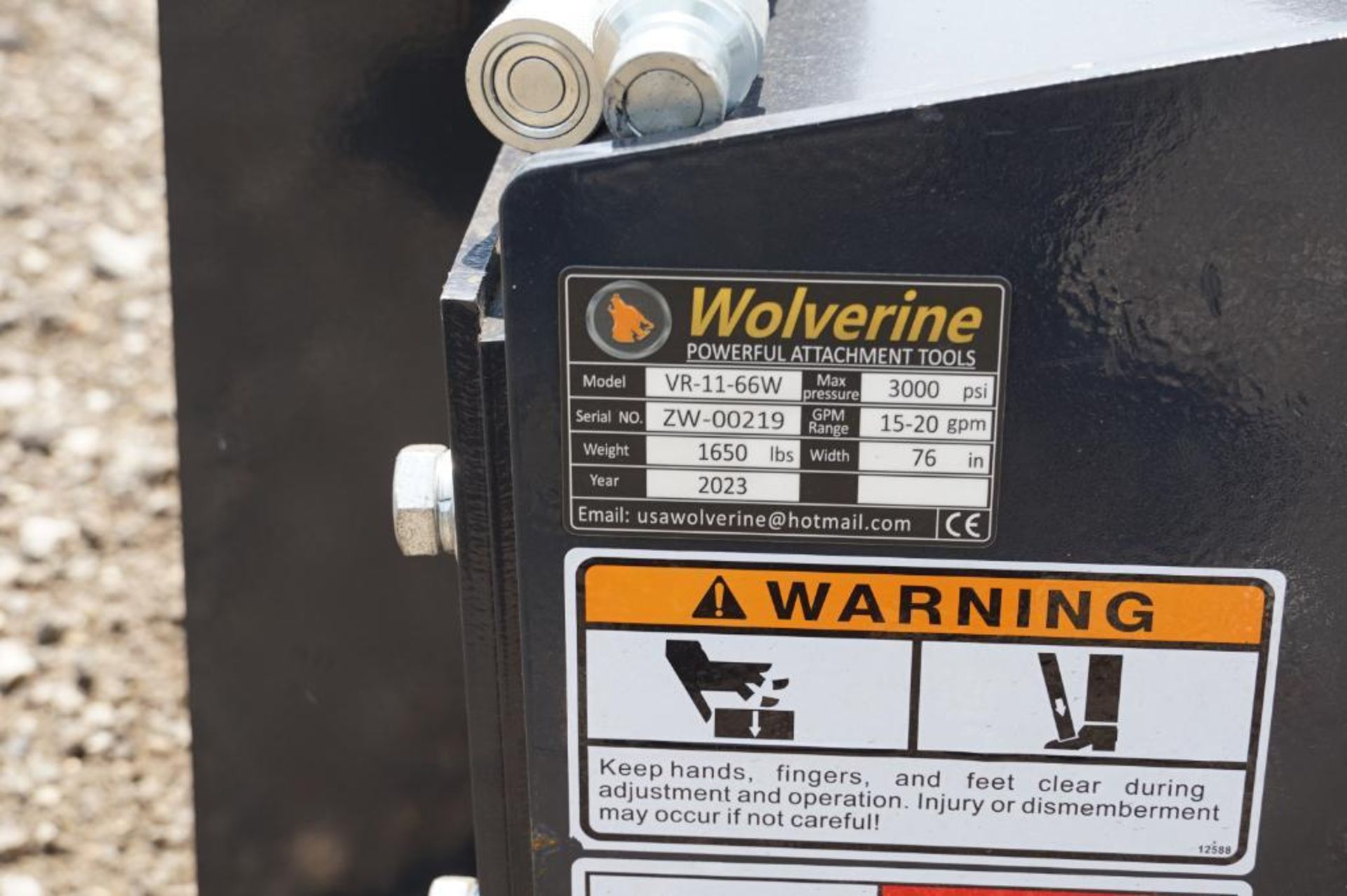 New! 2023 Wolverine Skid Steer Vibrating Roller Attachment - Image 5 of 5