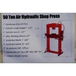 New 50 Ton Hydraulic Shop Press