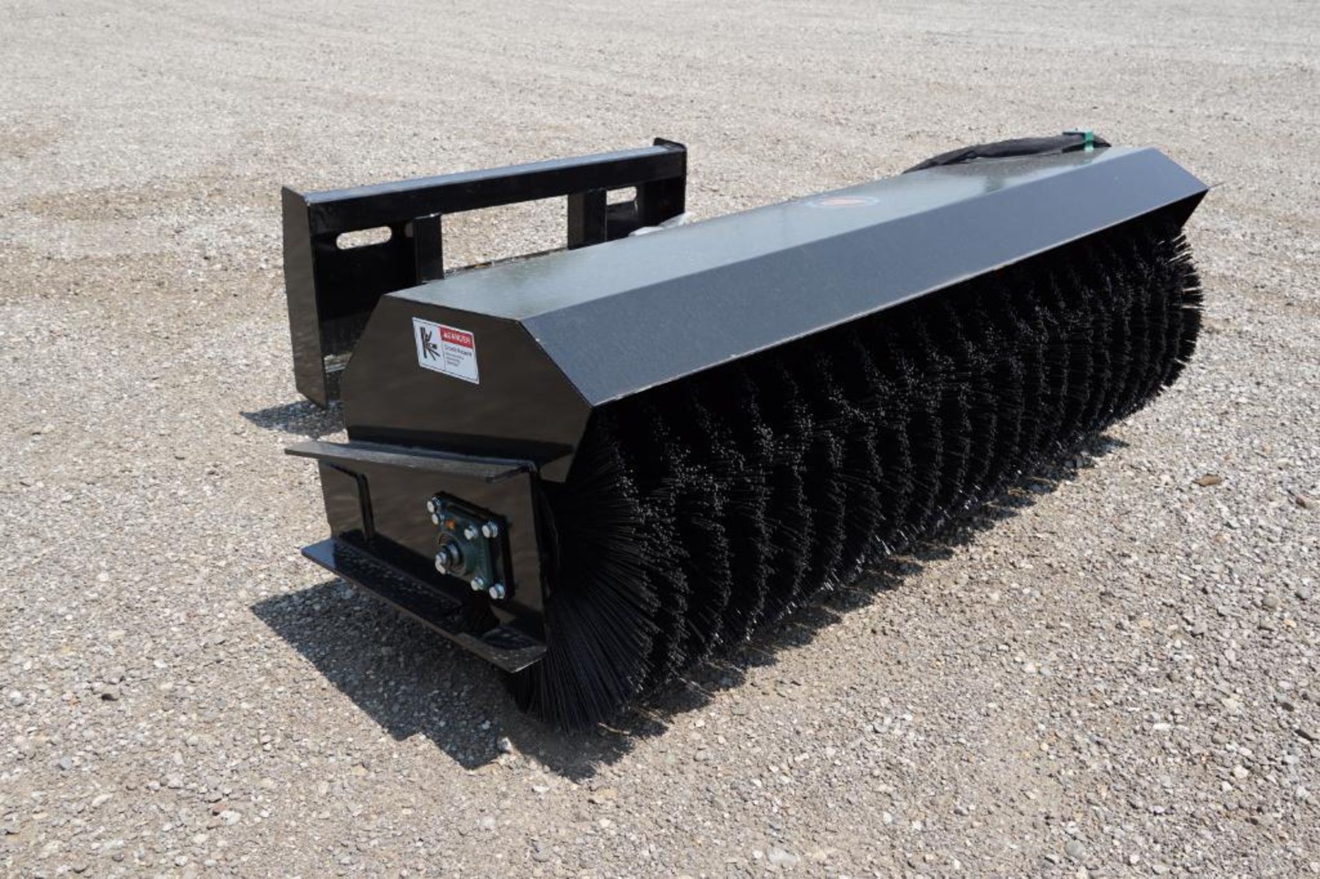 New! 2023 Wolverine Skid Steer Angle Broom Industrial Series Attachment - Image 2 of 5