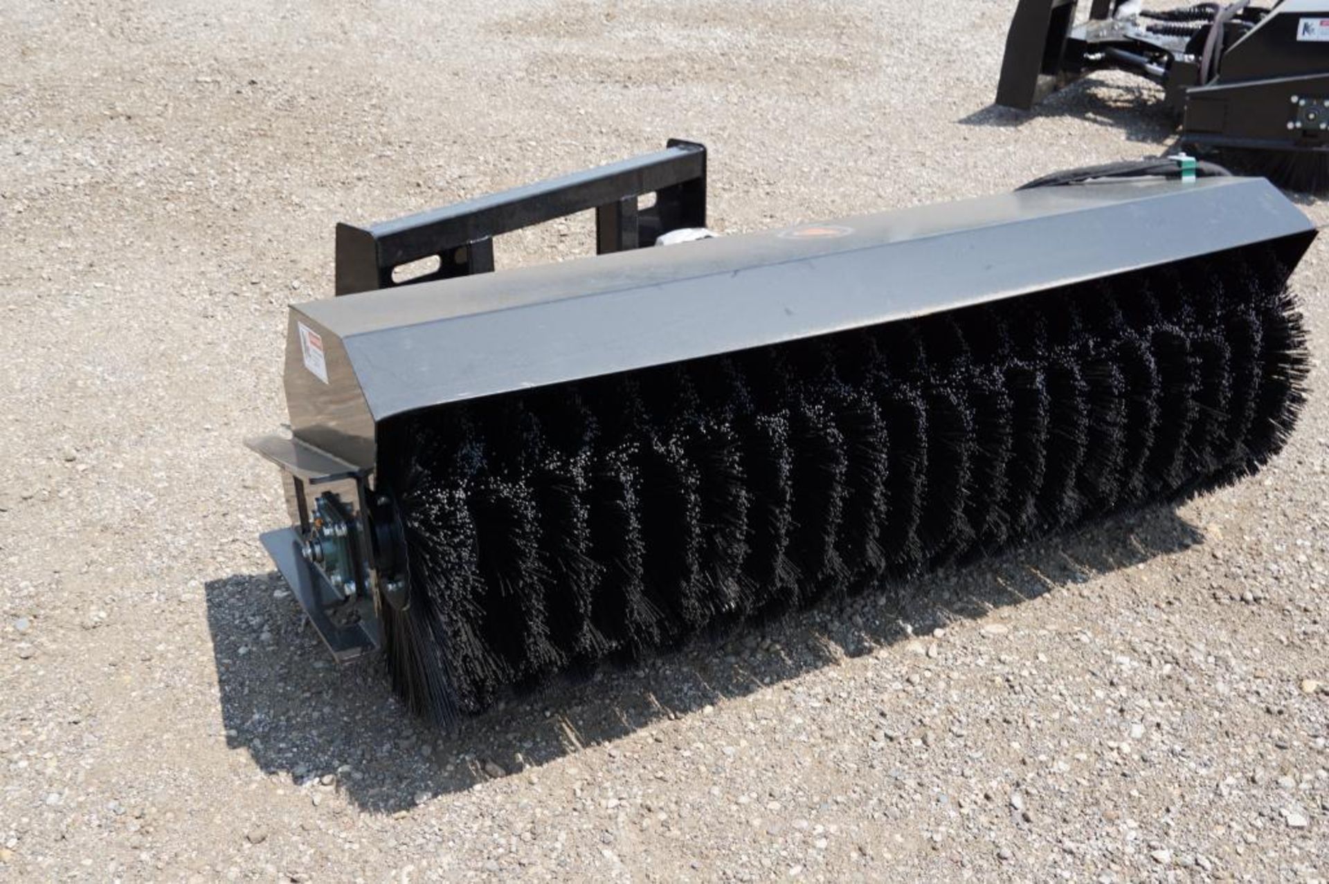 New! 2023 Wolverine Skid Steer Angle Broom Industrial Series Attachment - Image 2 of 5