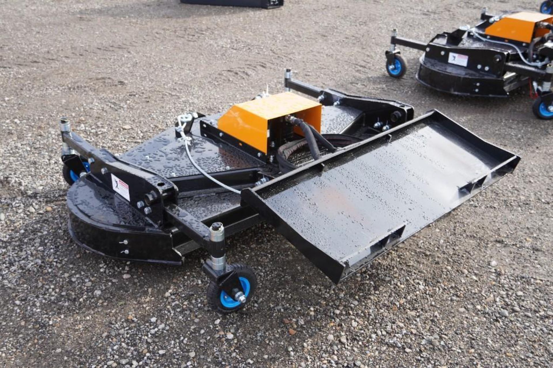 New Skid Steer Wolverine 3 Blades Mower Attachment - Image 4 of 5