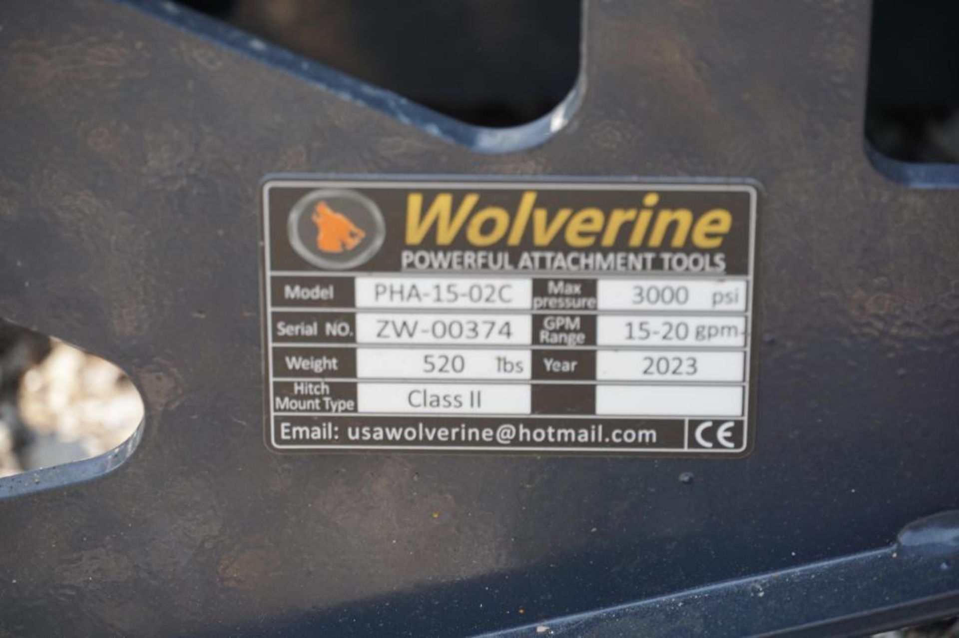 New! 2023 Wolverine Skid Steer 3 Point Hitch Adapter - Image 5 of 5