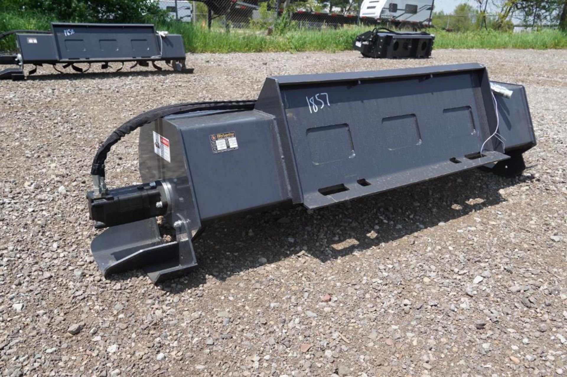 New! 2023 Wolverine Skid Steer Tiller Attachment - Image 4 of 5